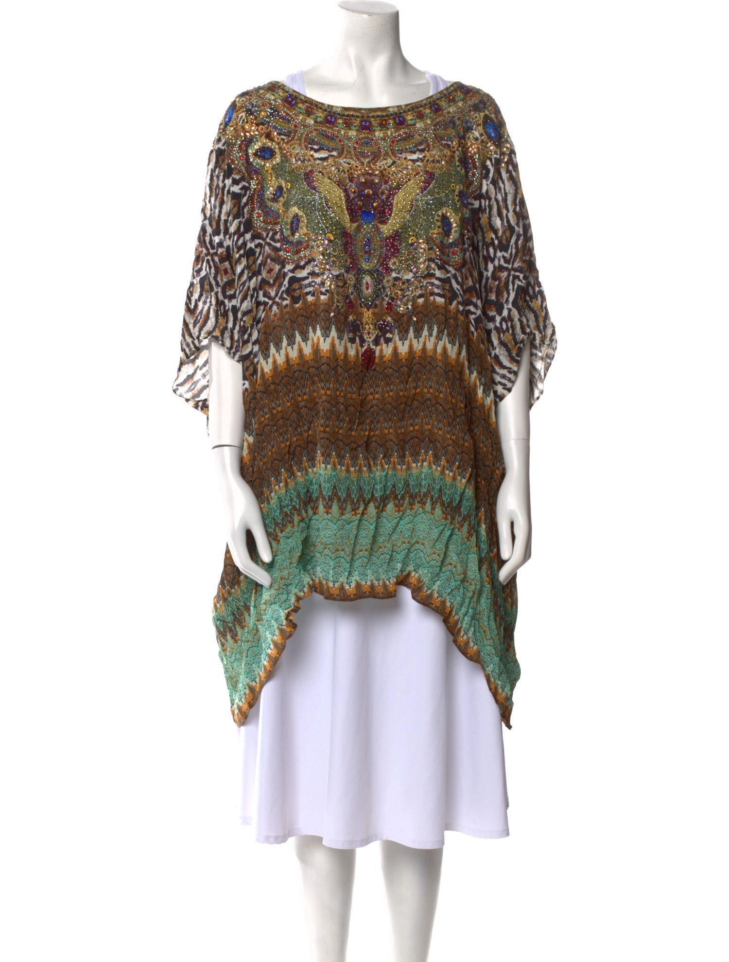 Camilla Silk Printed Tunic