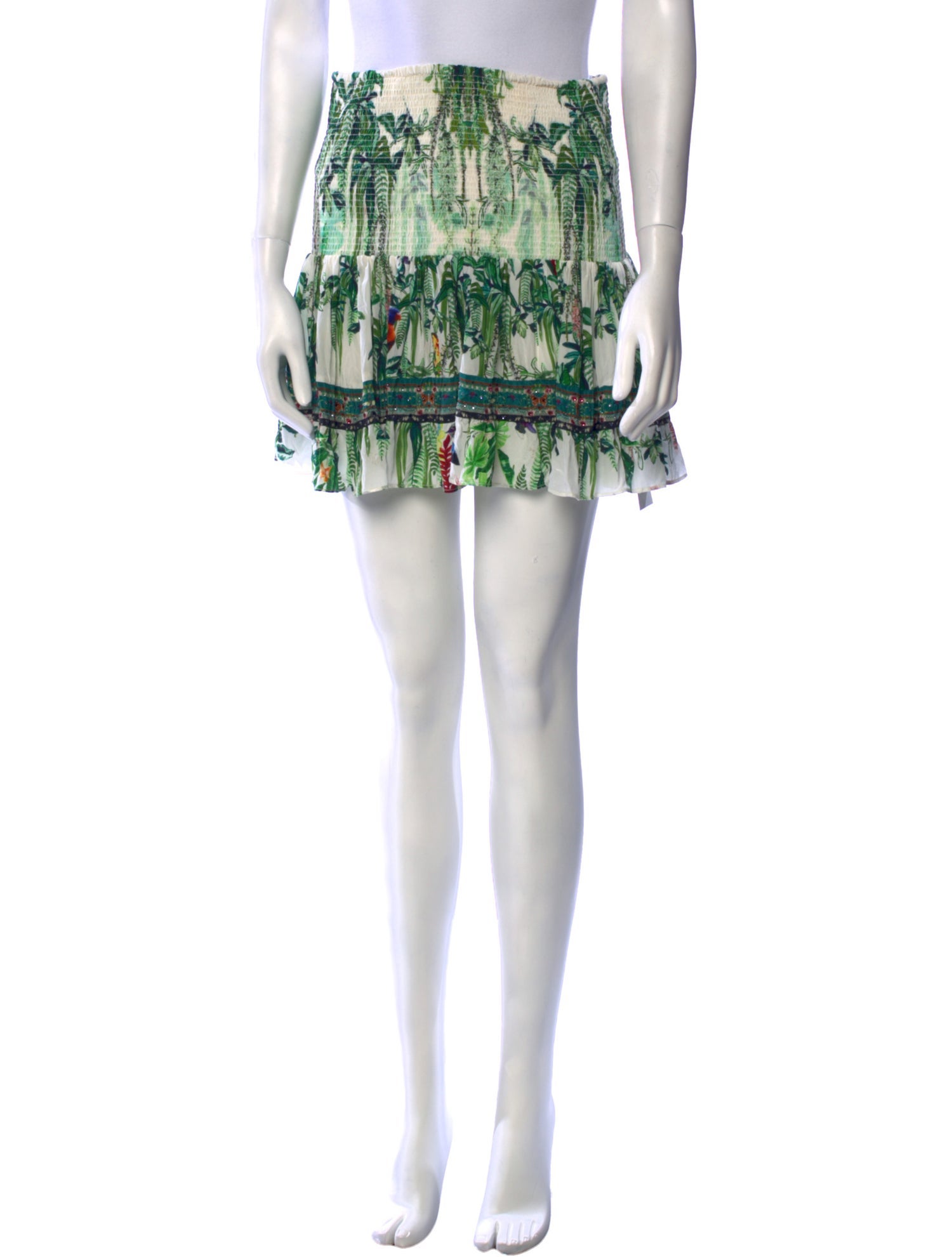 Camilla Silk Mini Skirt