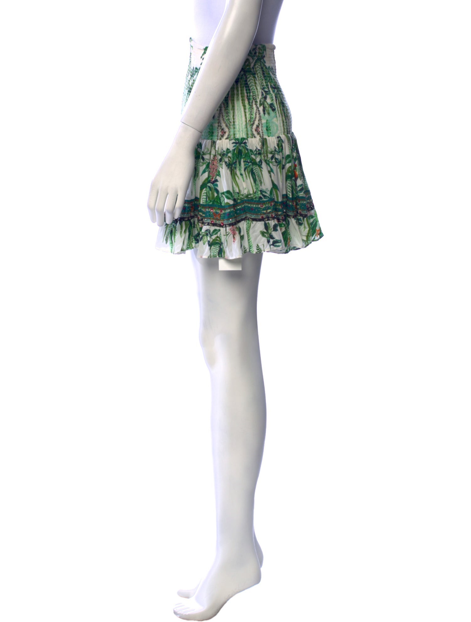 Camilla Silk Mini Skirt