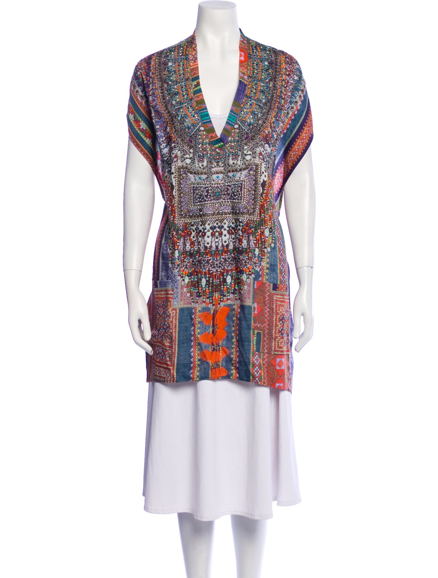 Camilla Silk Printed Tunic w/ Tags