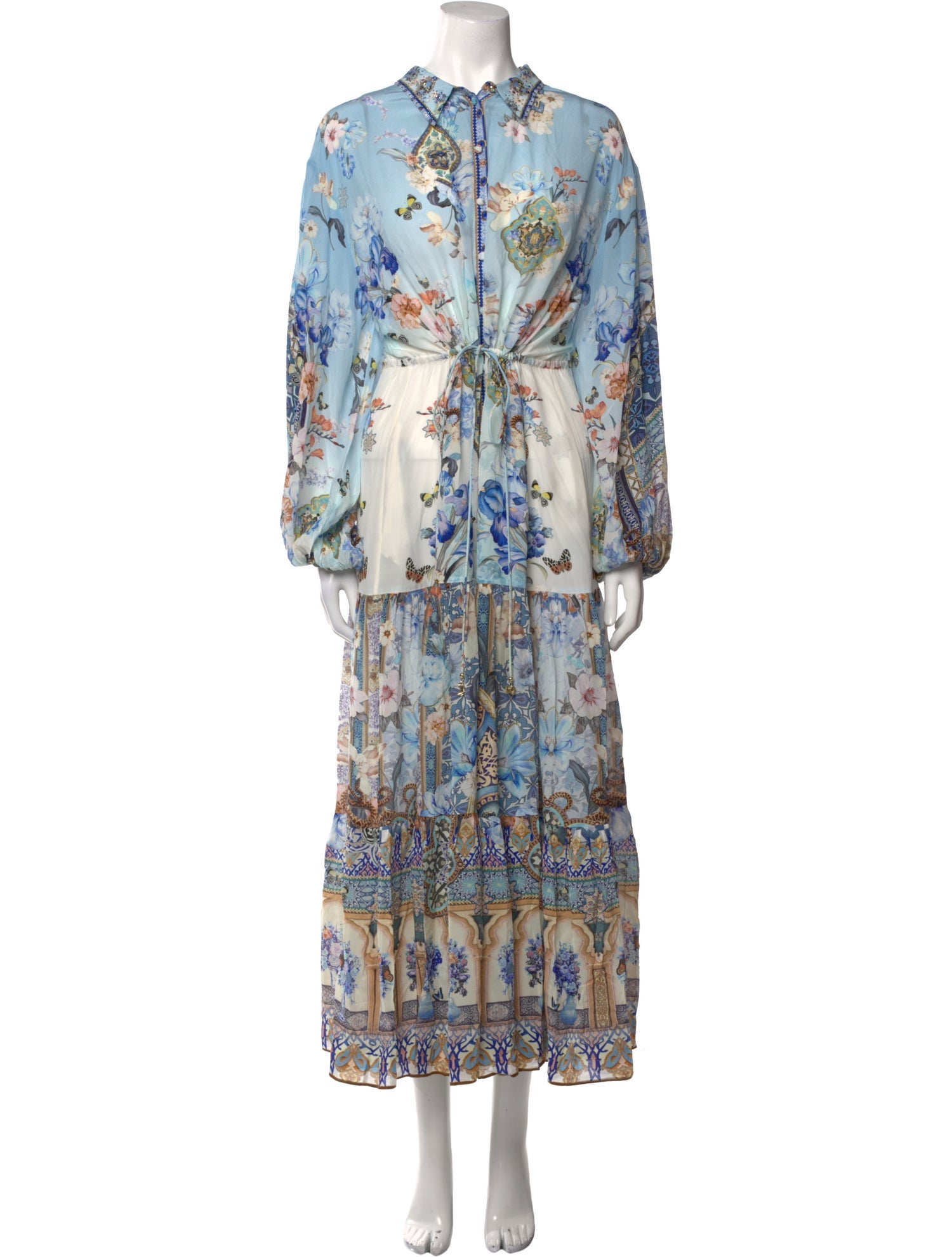 Camilla Floral Print Long Dress