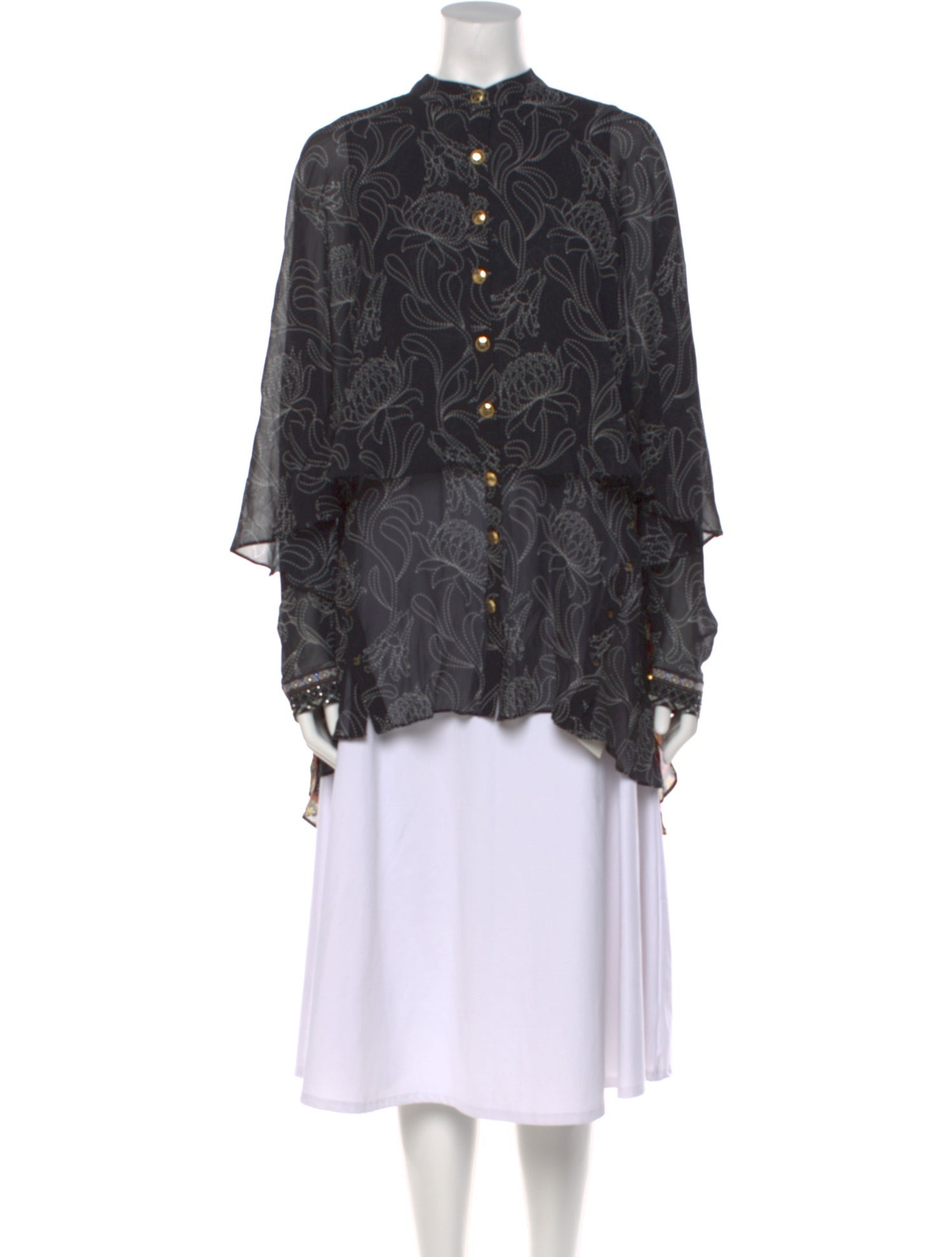 Camilla Silk Printed Blouse