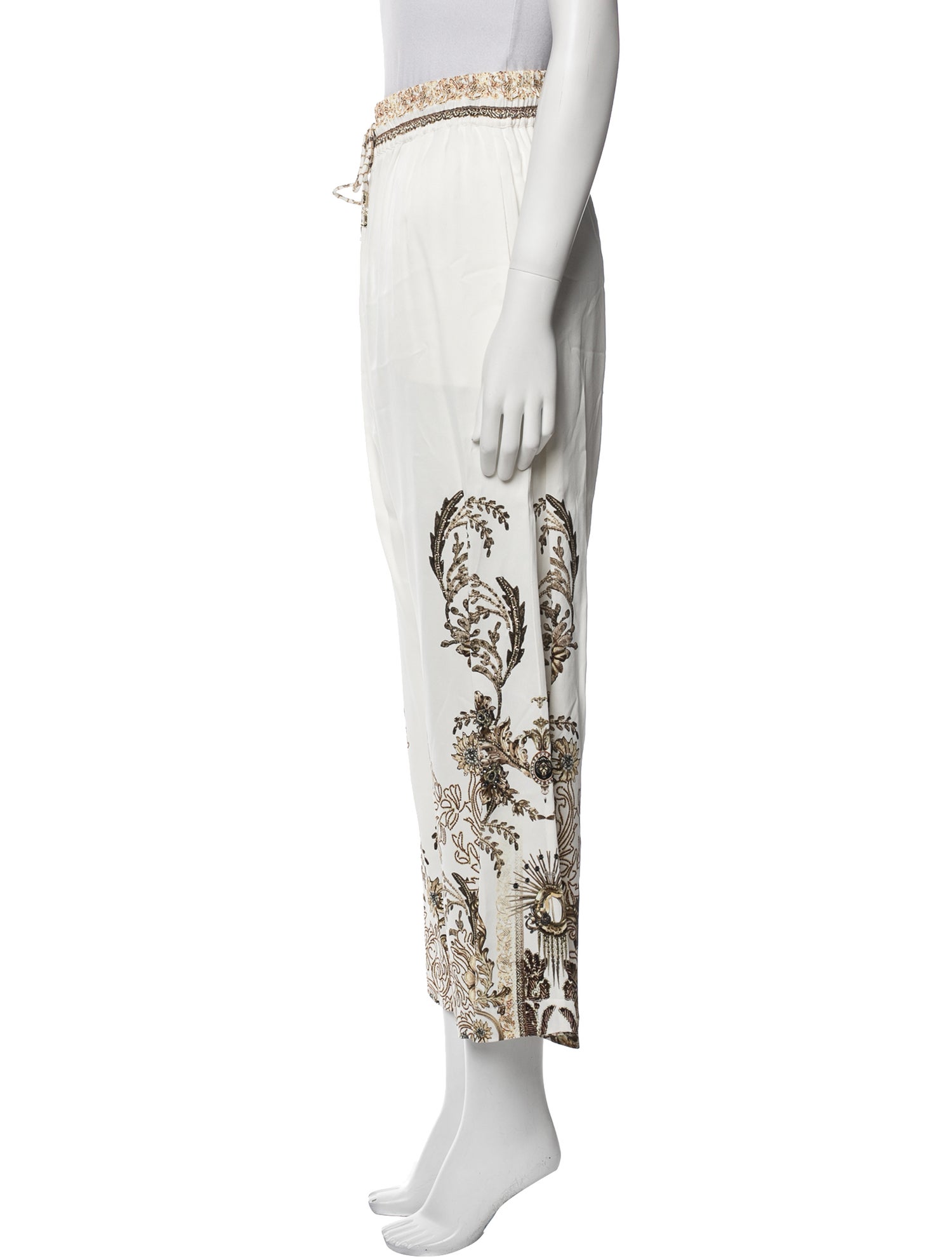 Camilla Graphic Print Wide Leg Pants