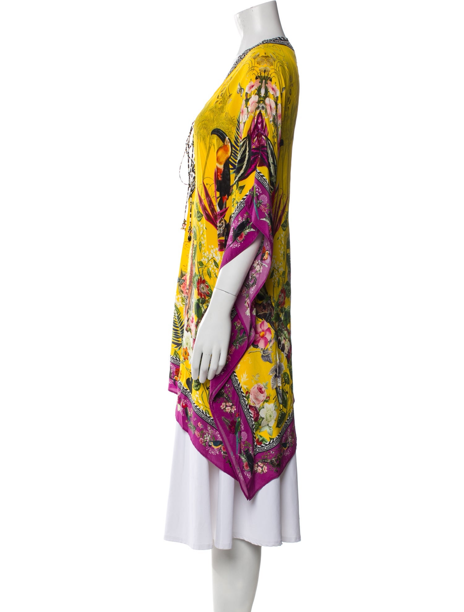 Camilla Printed Crystal Embellishments Cover-Up