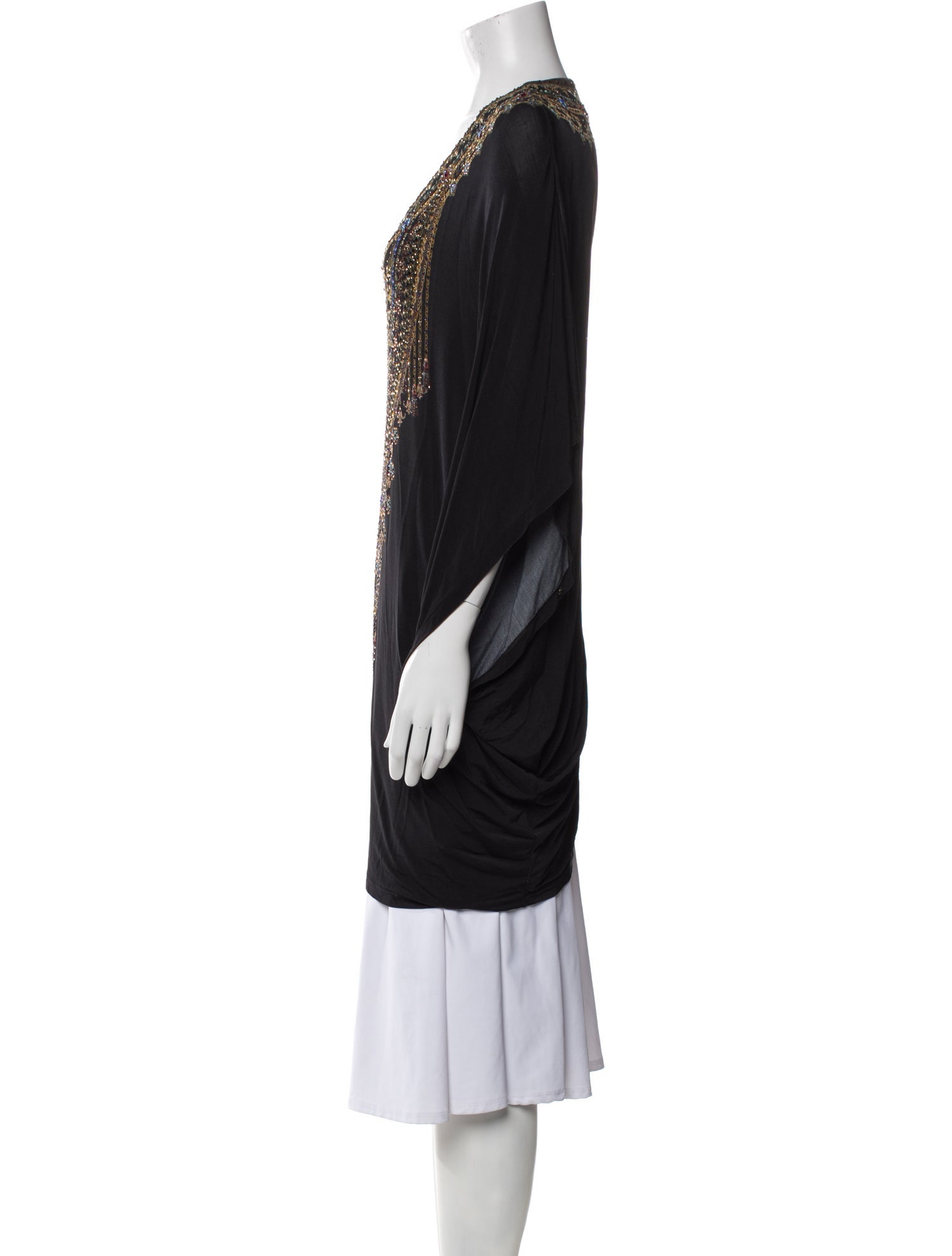 Camilla Graphic Print Crystal Embellishments Cover-Up