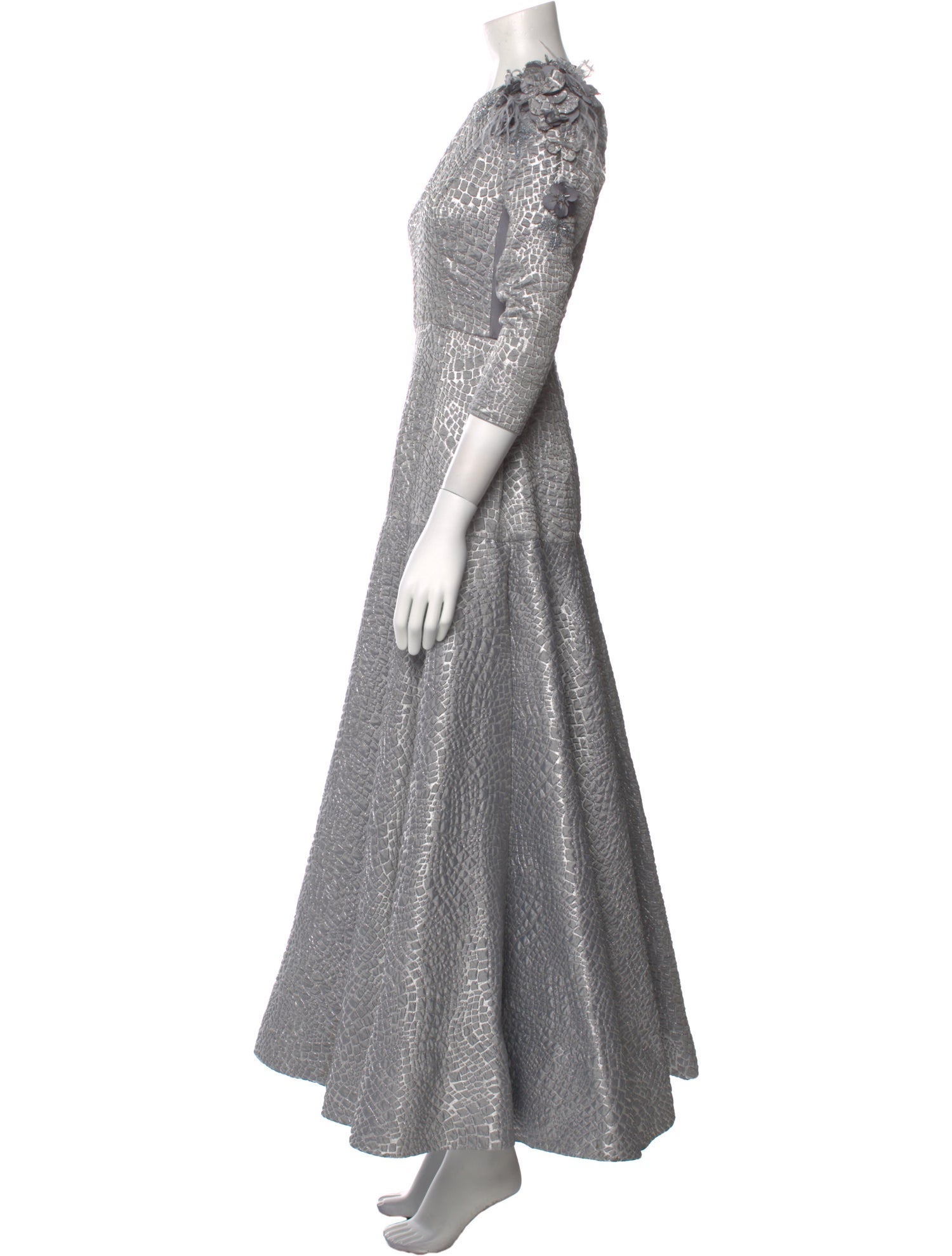 Camilla Crew Neck Long Dress