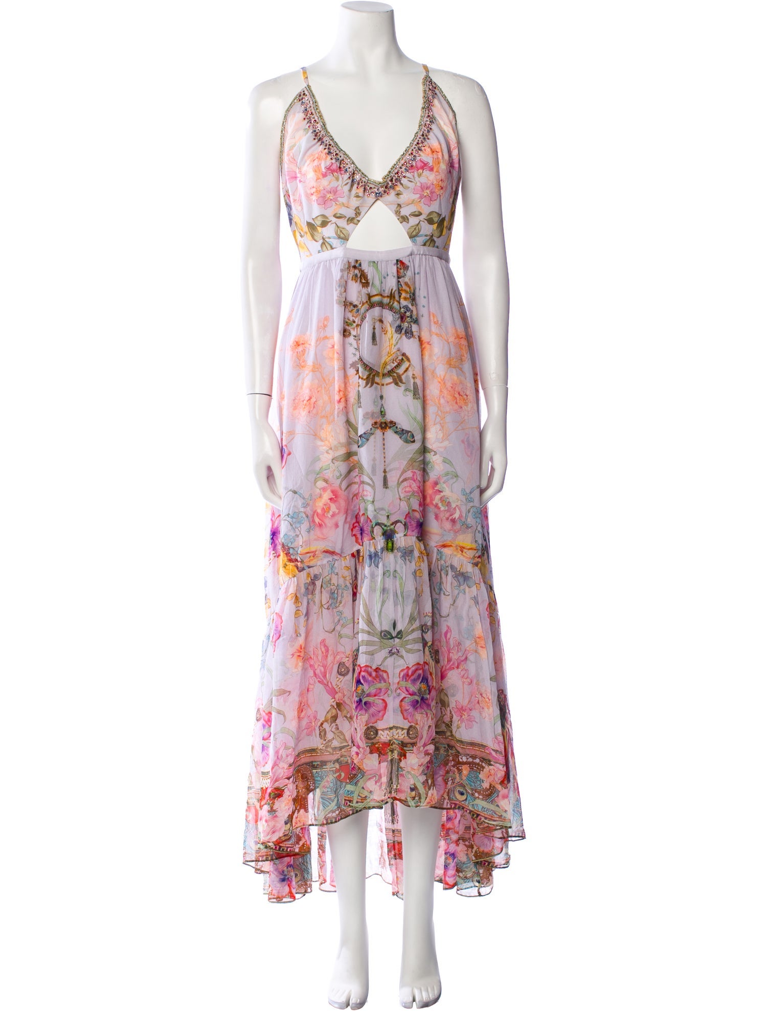 Camilla Silk Long Dress w/ Tags