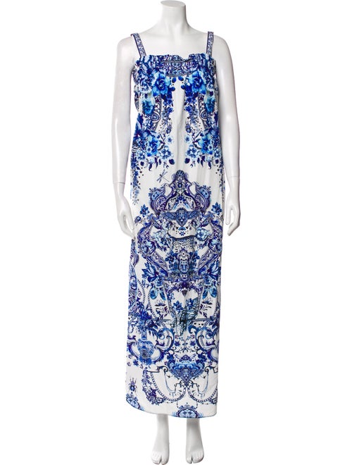 Camilla Floral Print Long Dress