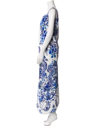 Camilla Floral Print Long Dress