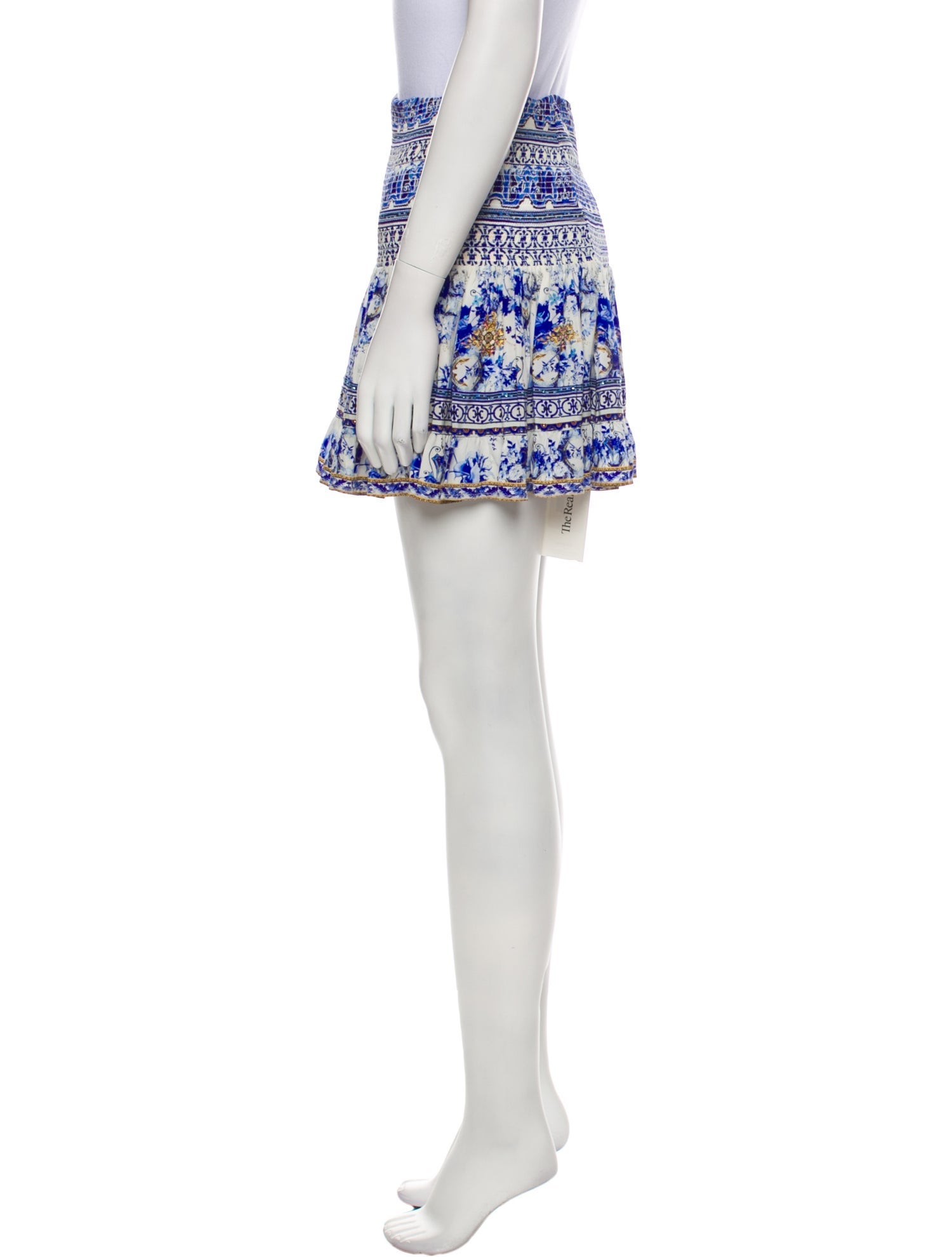 Camilla Silk Mini Skirt