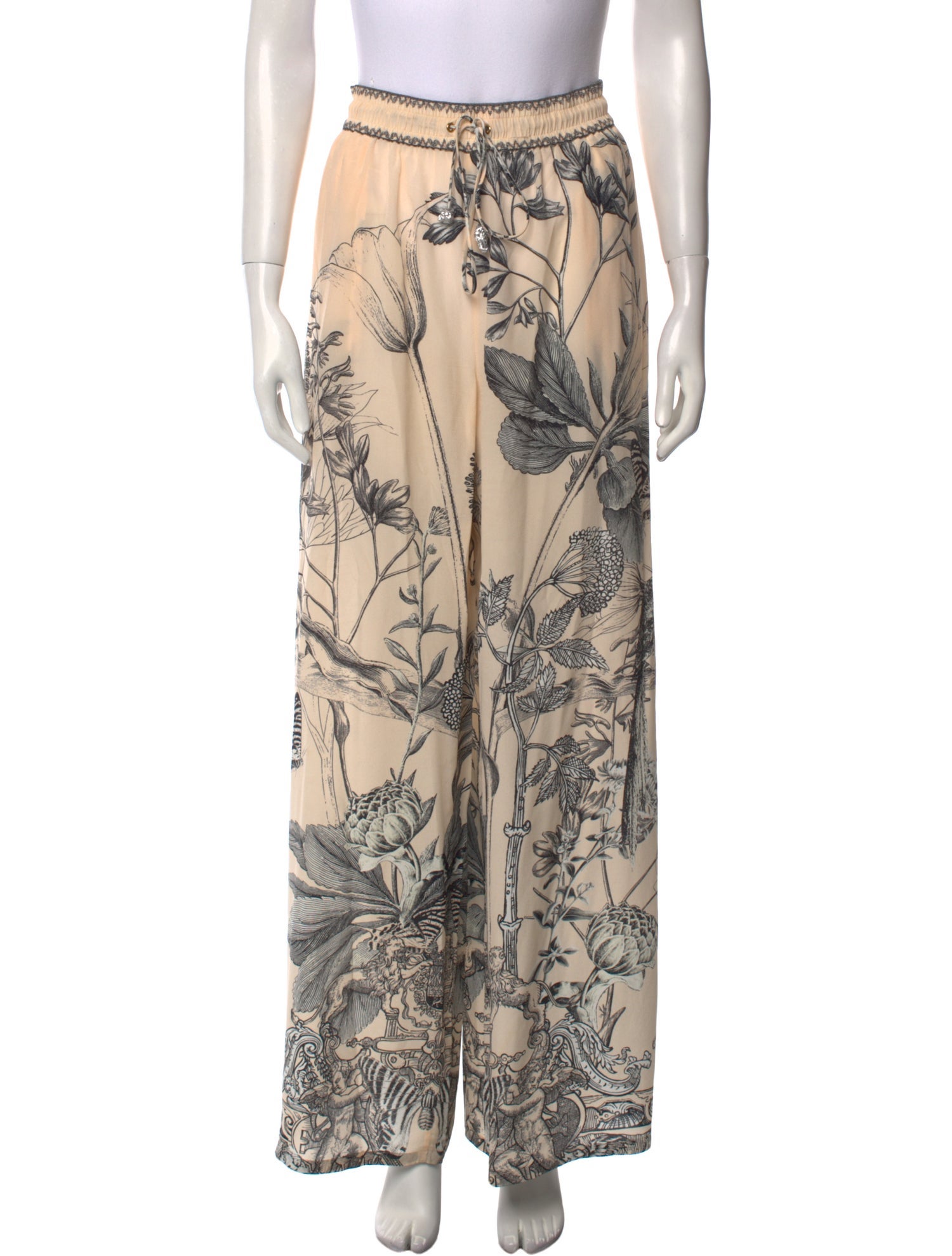 Camilla Silk Wide Leg Pants