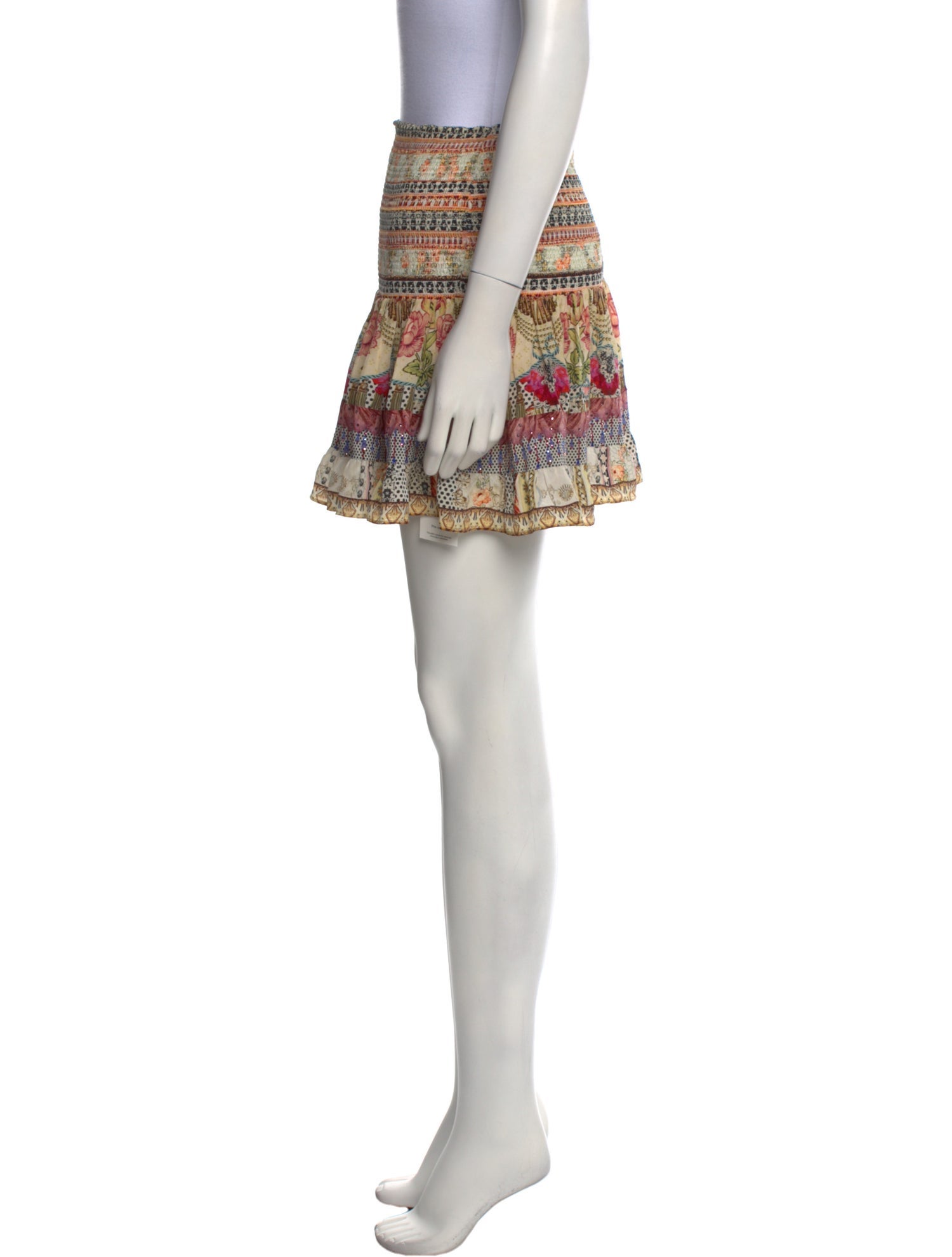 Camilla Silk Mini Skirt