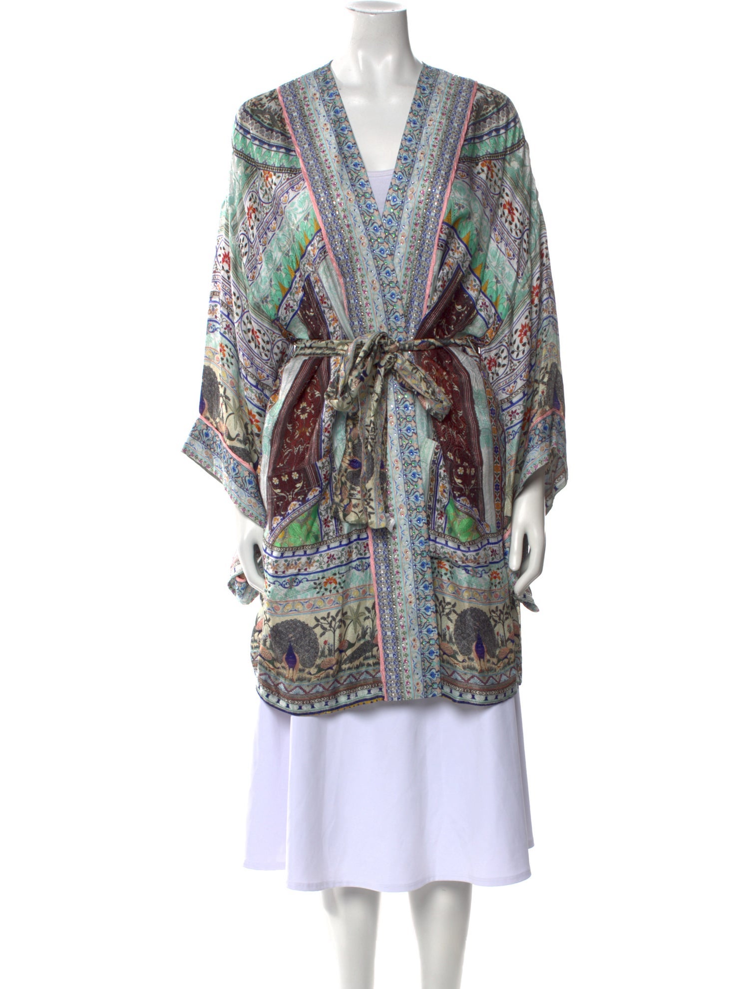 Camilla Floral Print V-Neck Tunic