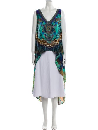 Camilla Silk Paisley Print Tunic