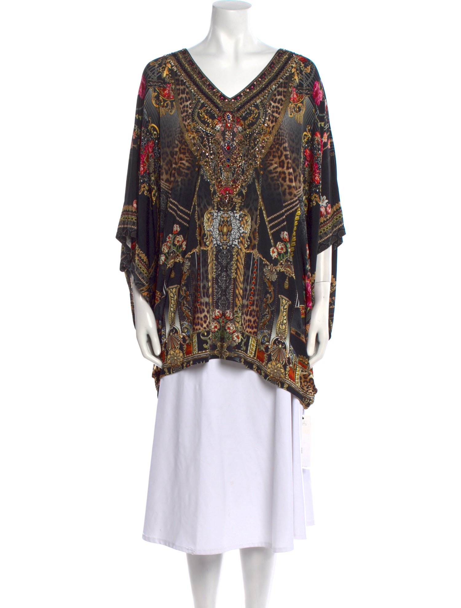 Camilla Printed V-Neck Tunic