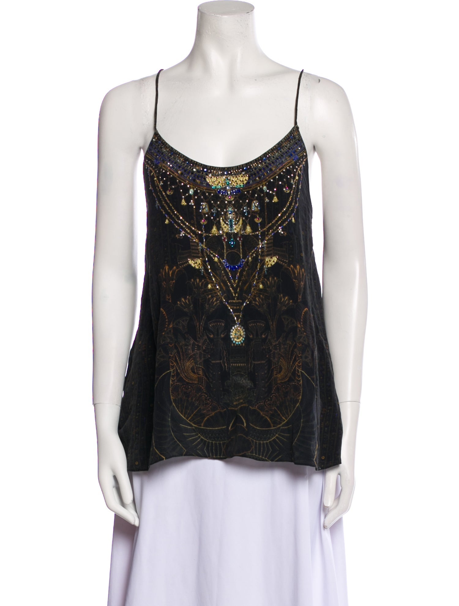 Camilla Silk Printed Top