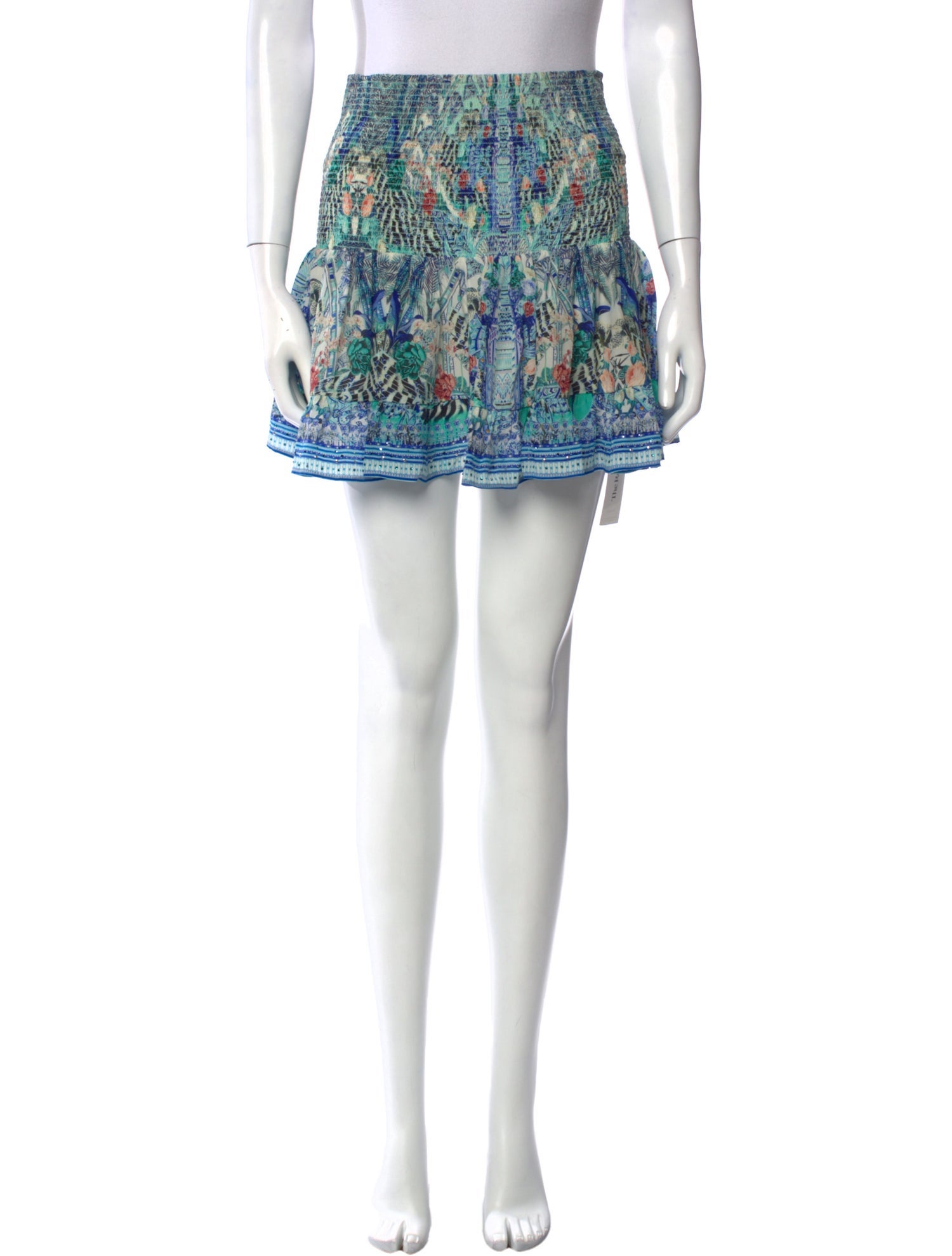 Camilla Silk Mini Skirt