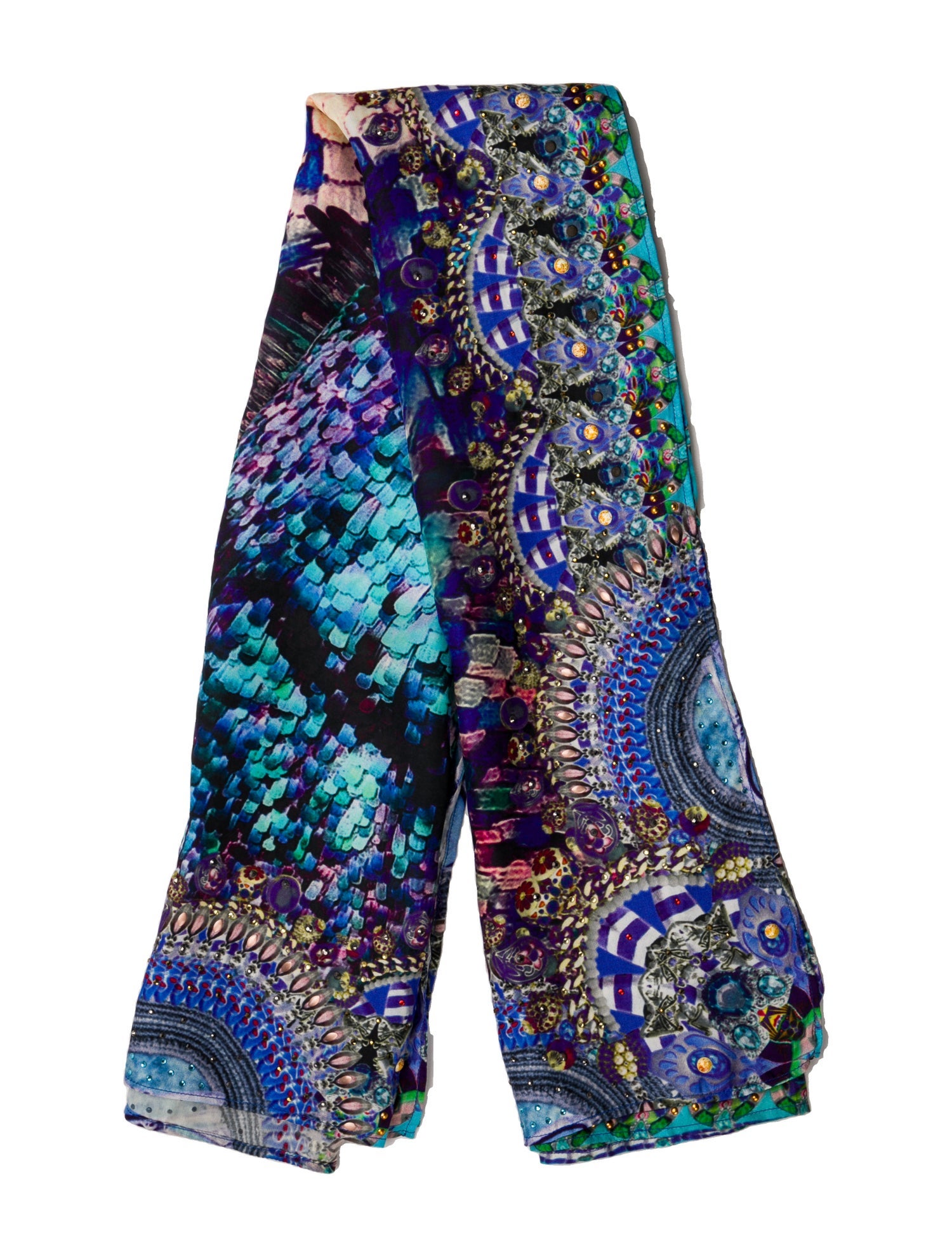 Camilla Silk Printed Scarf