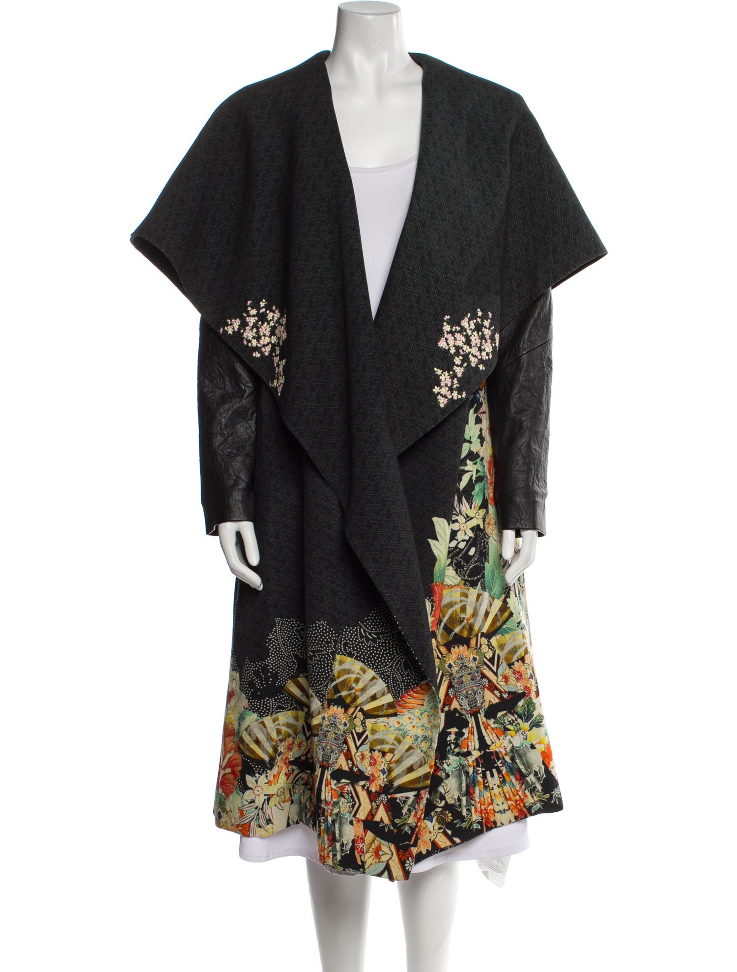 Camilla Wool Printed Coat w/ Tags