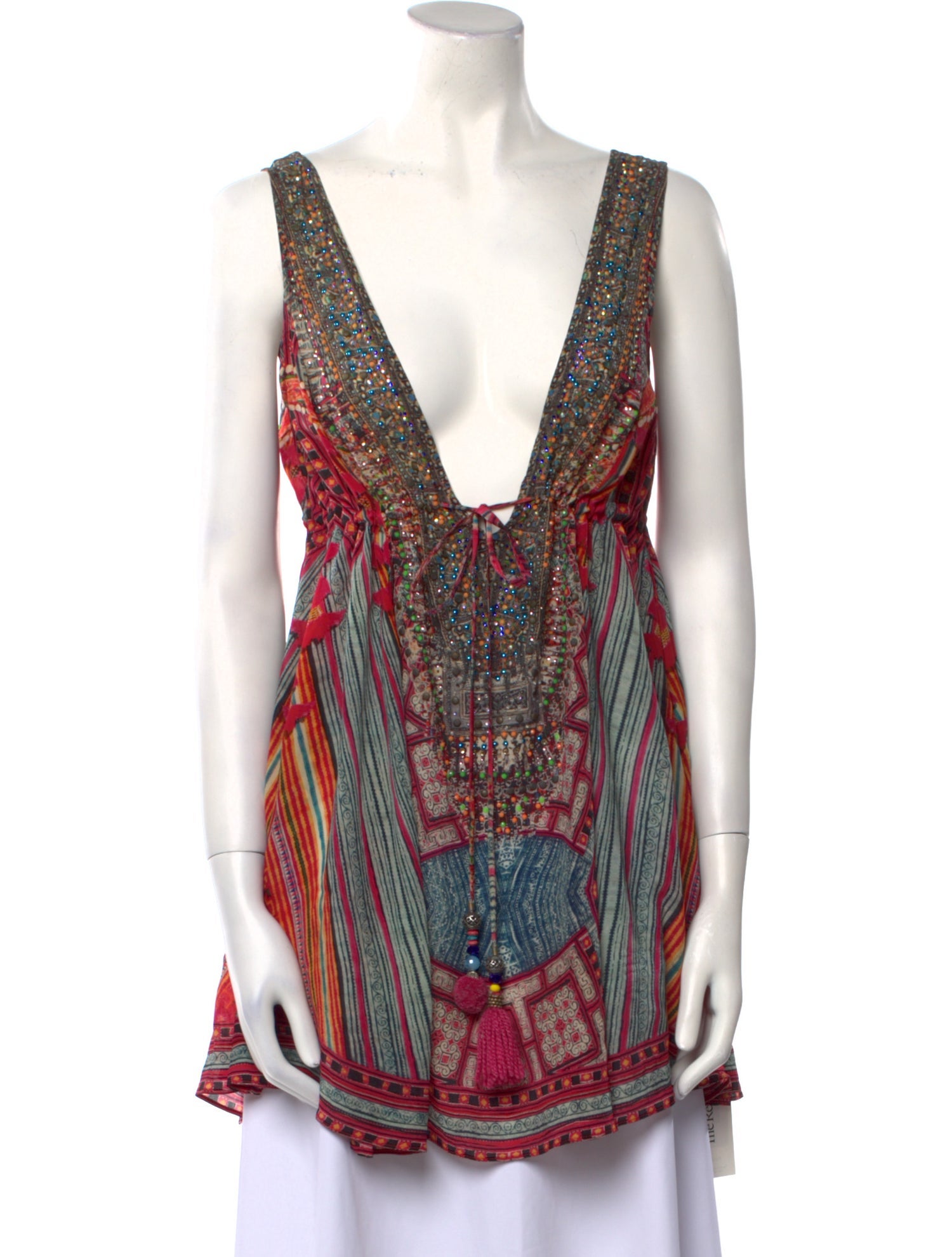Camilla Silk Printed Top