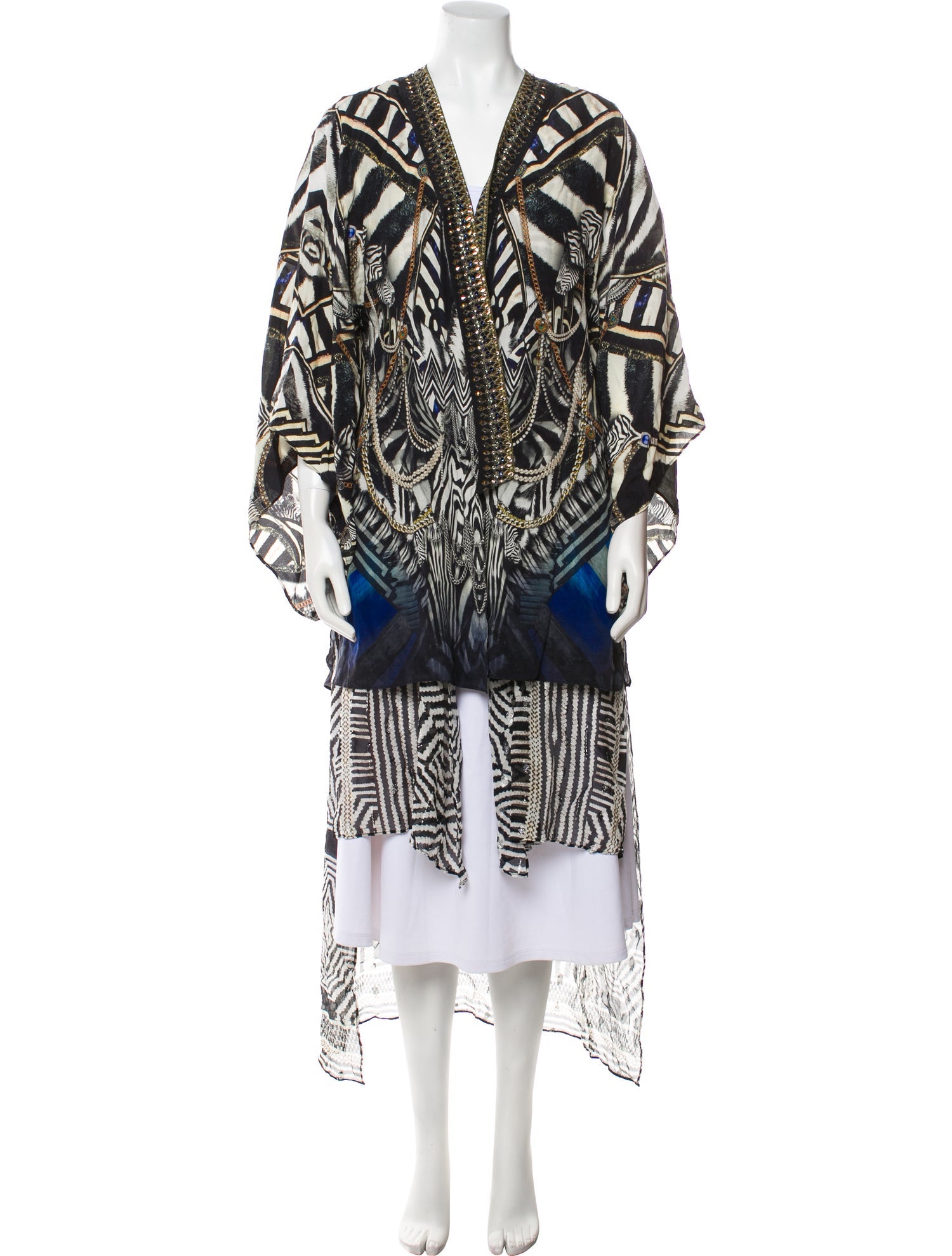 Camilla Silk Printed Robe
