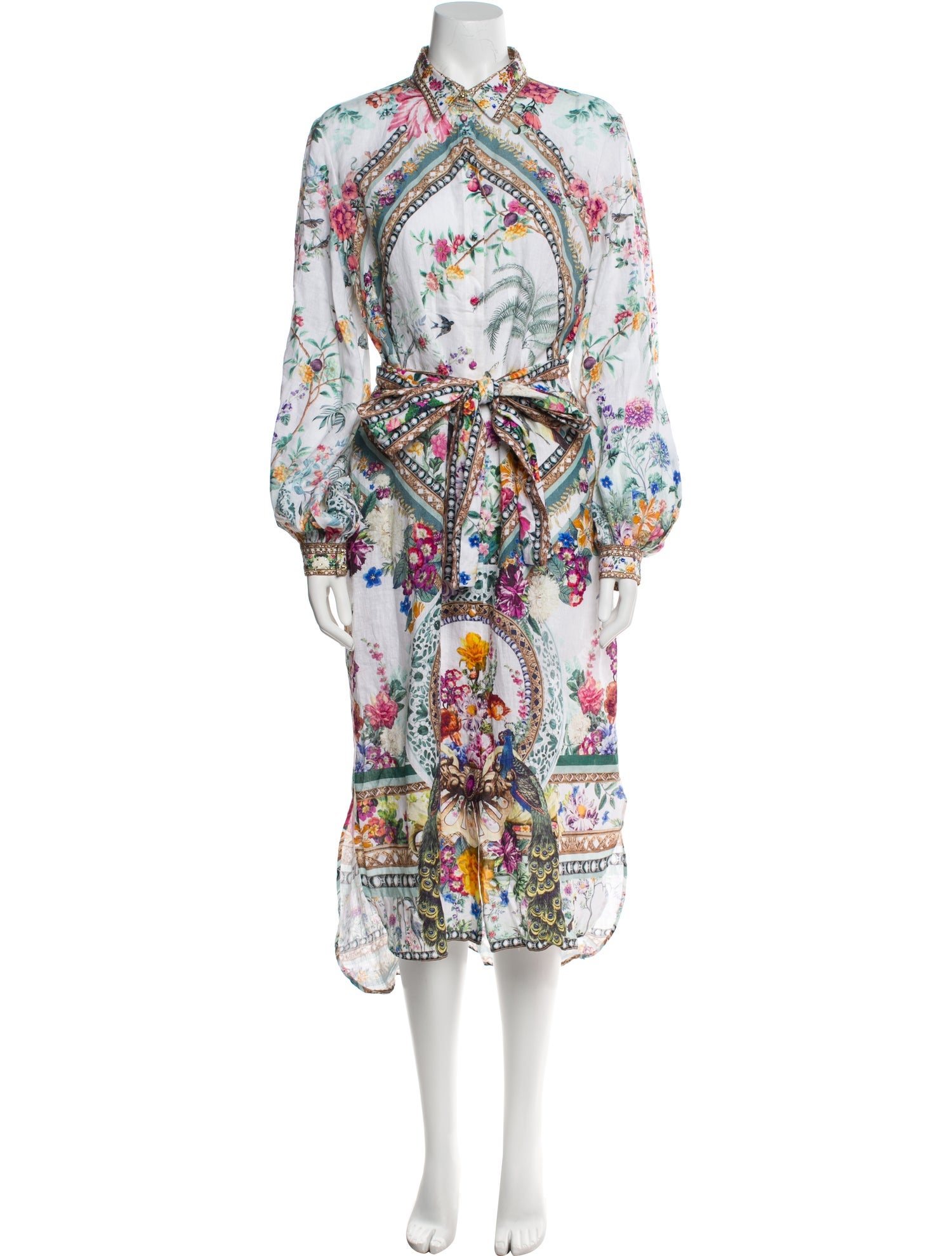 Camilla Linen Long Dress