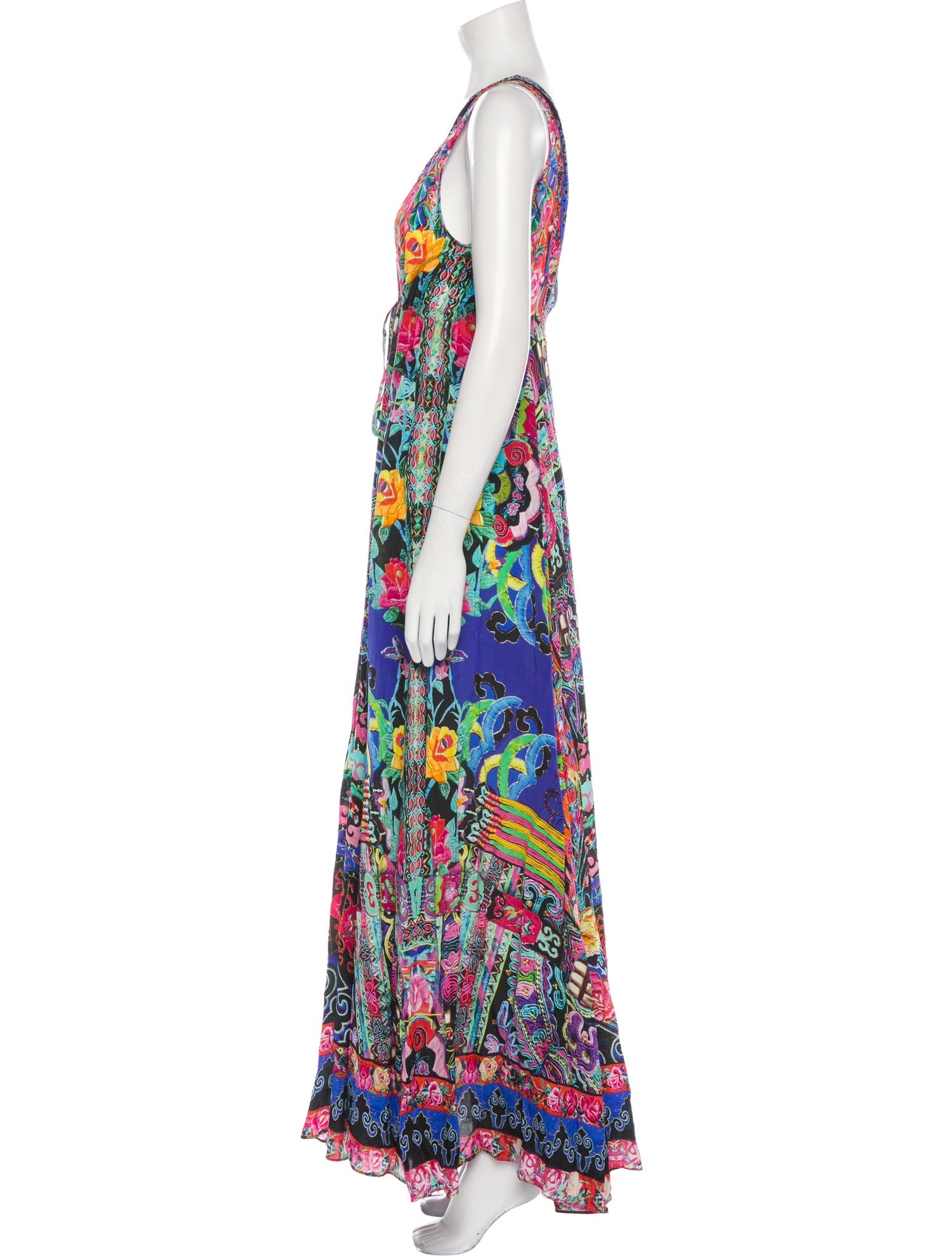 Camilla Silk Long Dress w/ Tags