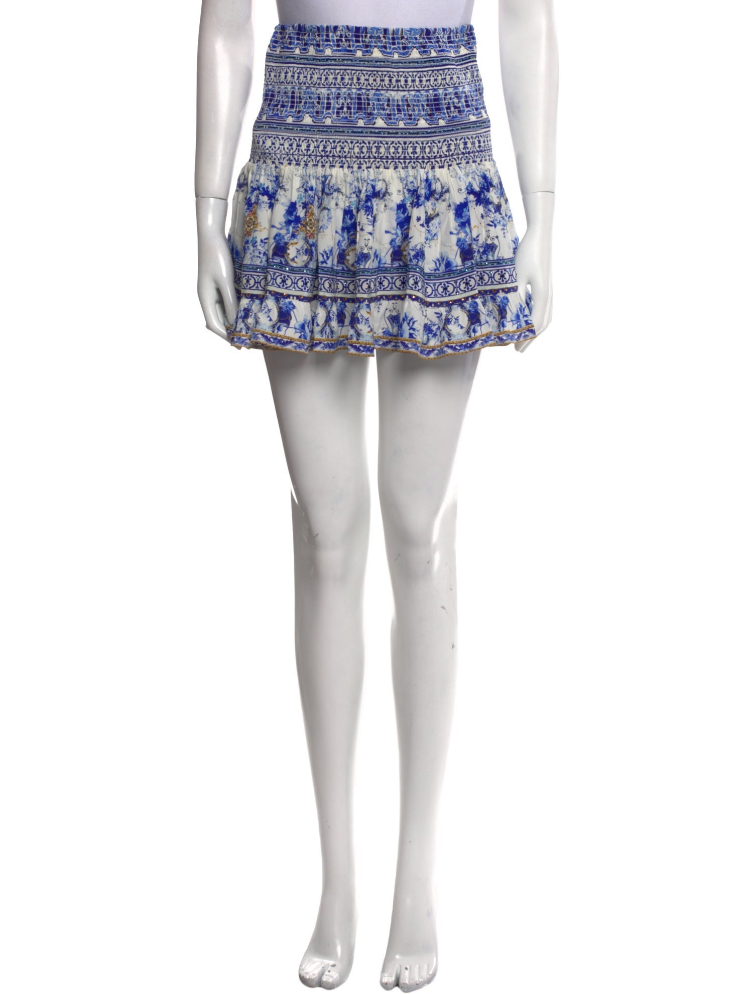 Camilla Silk Mini Skirt