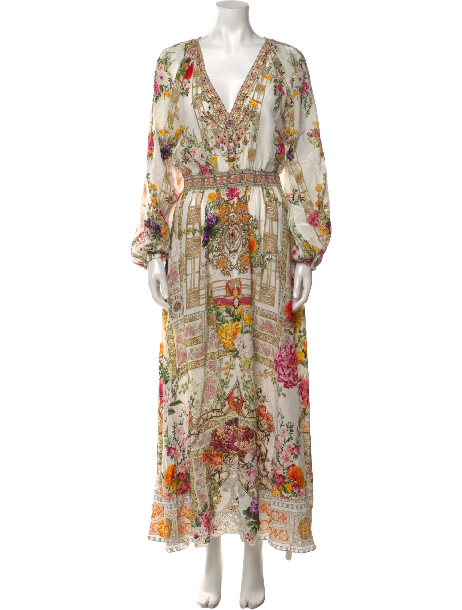 Camilla Silk Long Dress