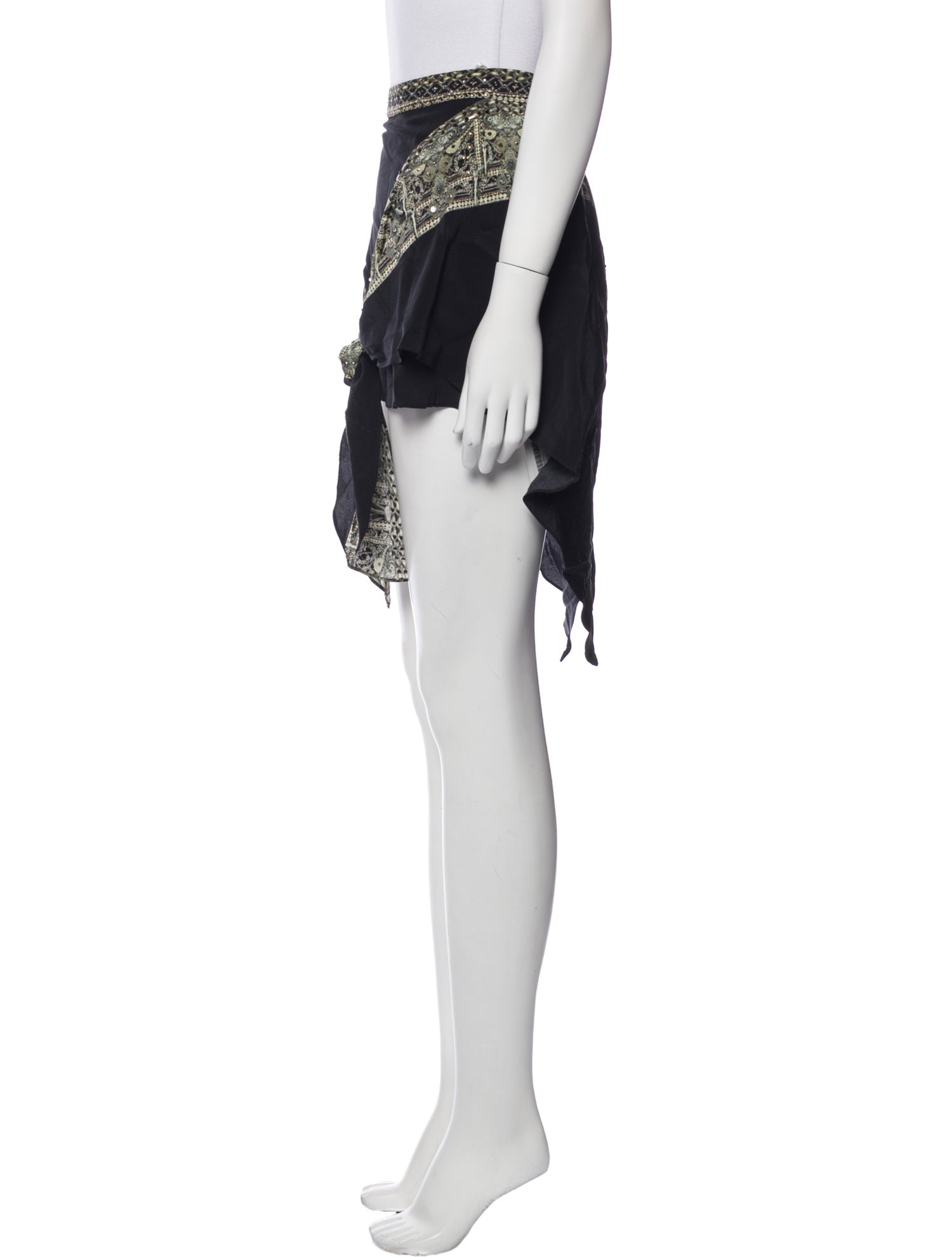 Camilla Silk Mini Shorts