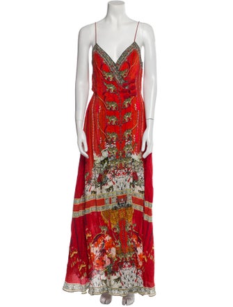 Camilla Printed Long Dress