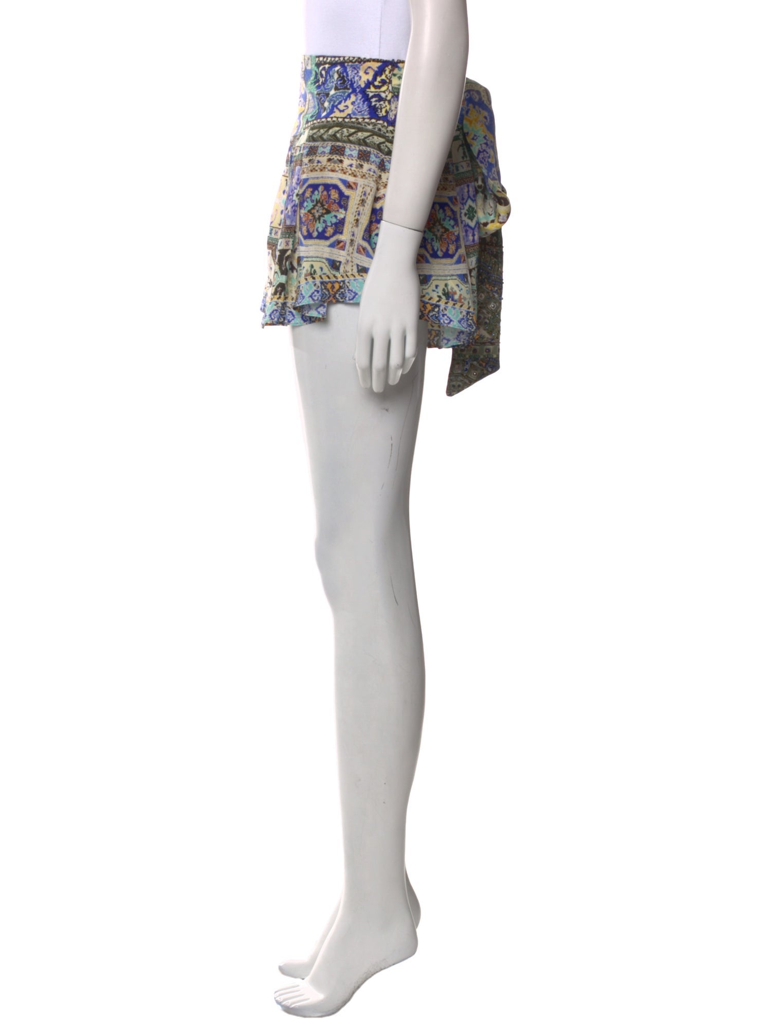 Camilla Silk Mini Shorts