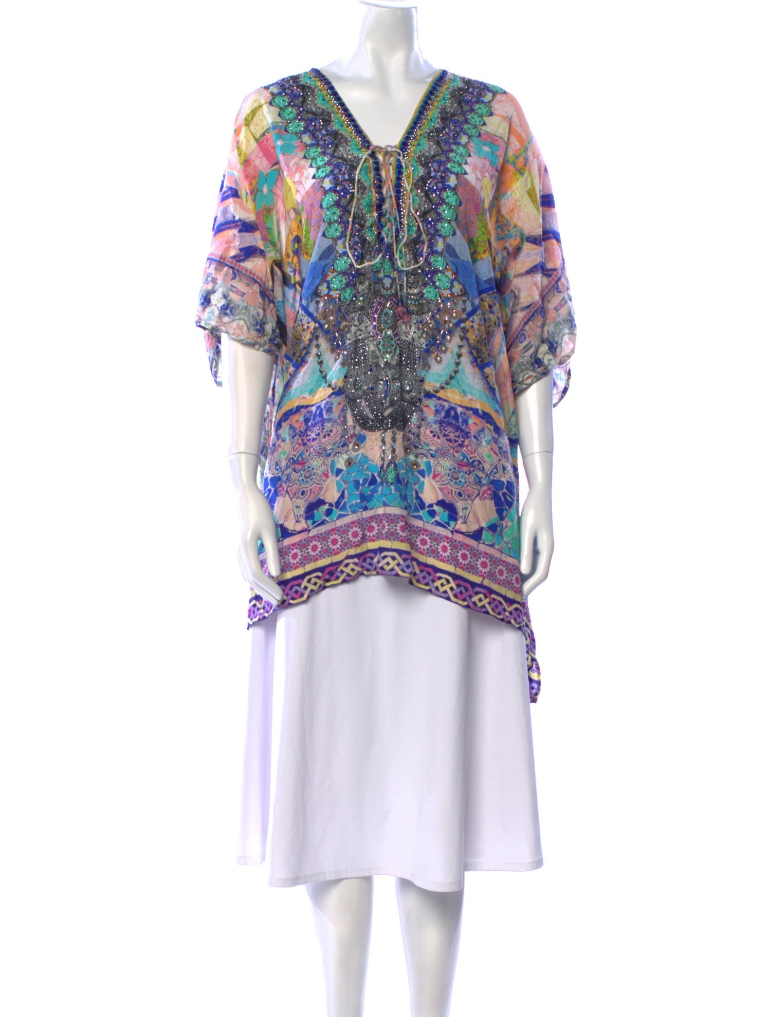 Camilla Silk Printed Tunic