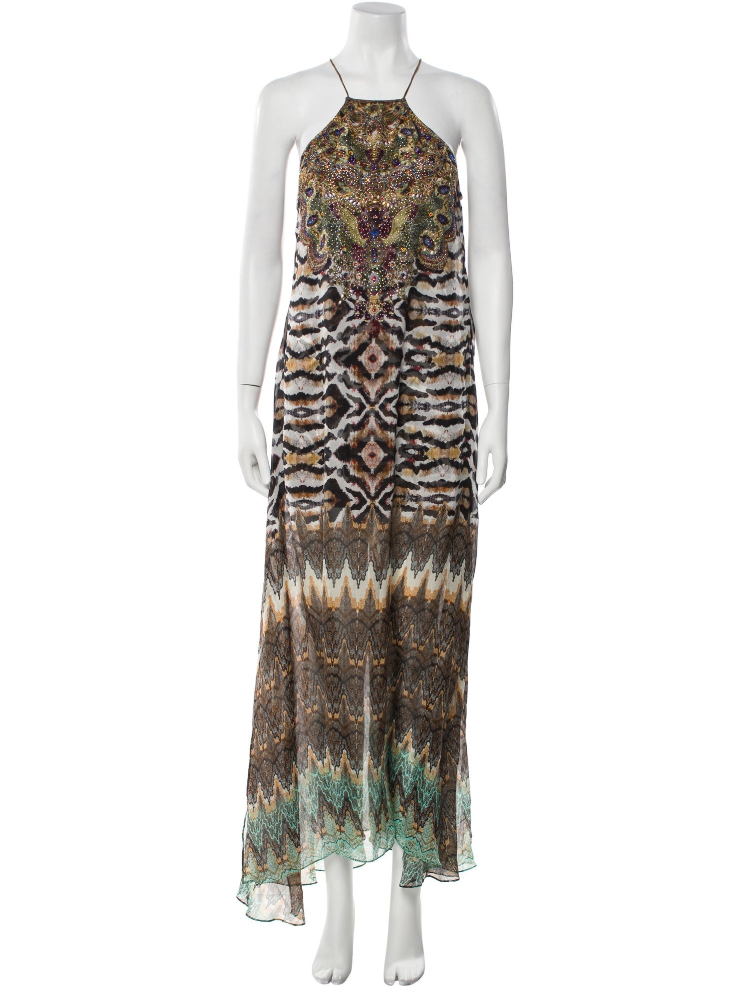 Camilla Silk Long Dress