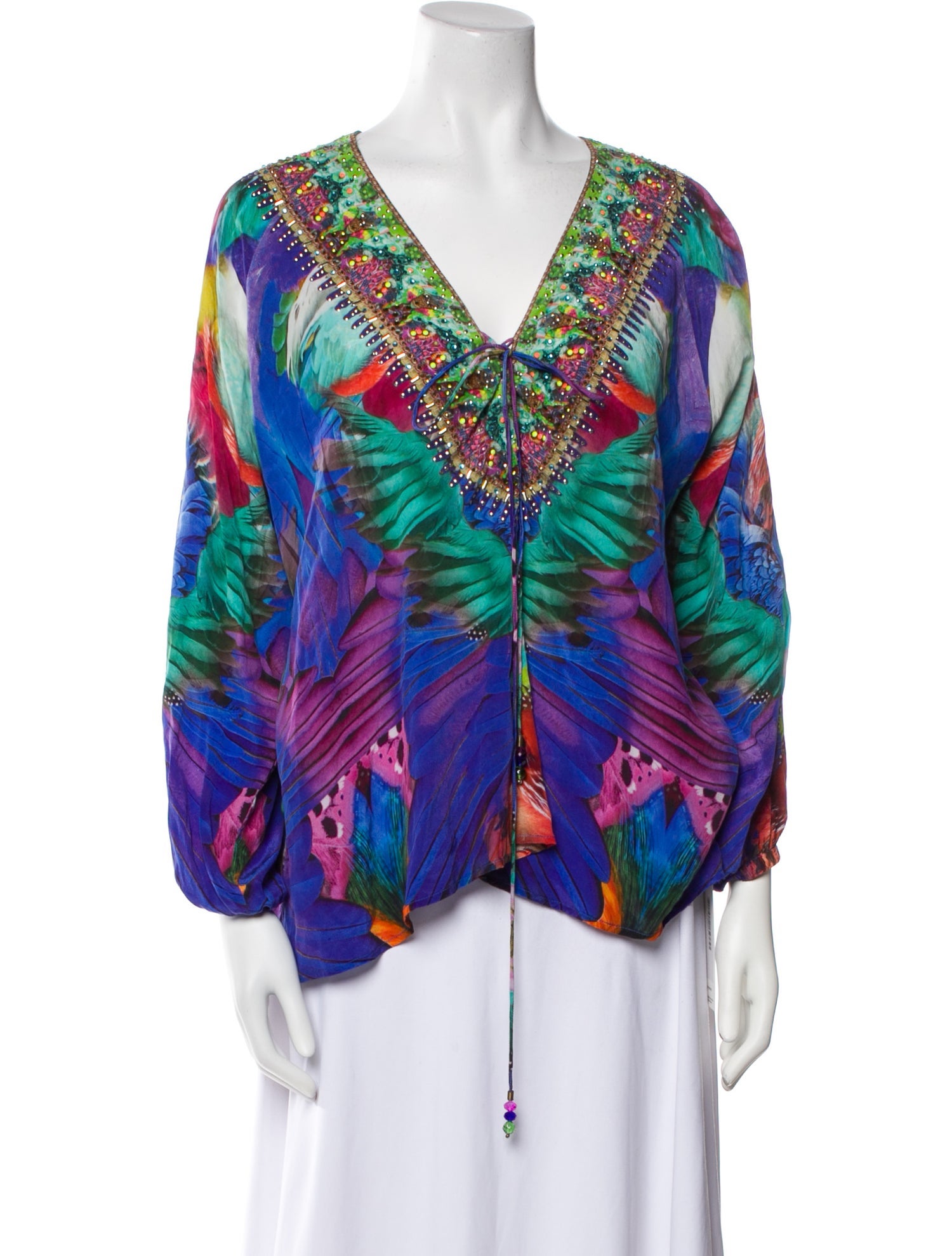Camilla Silk Printed Blouse