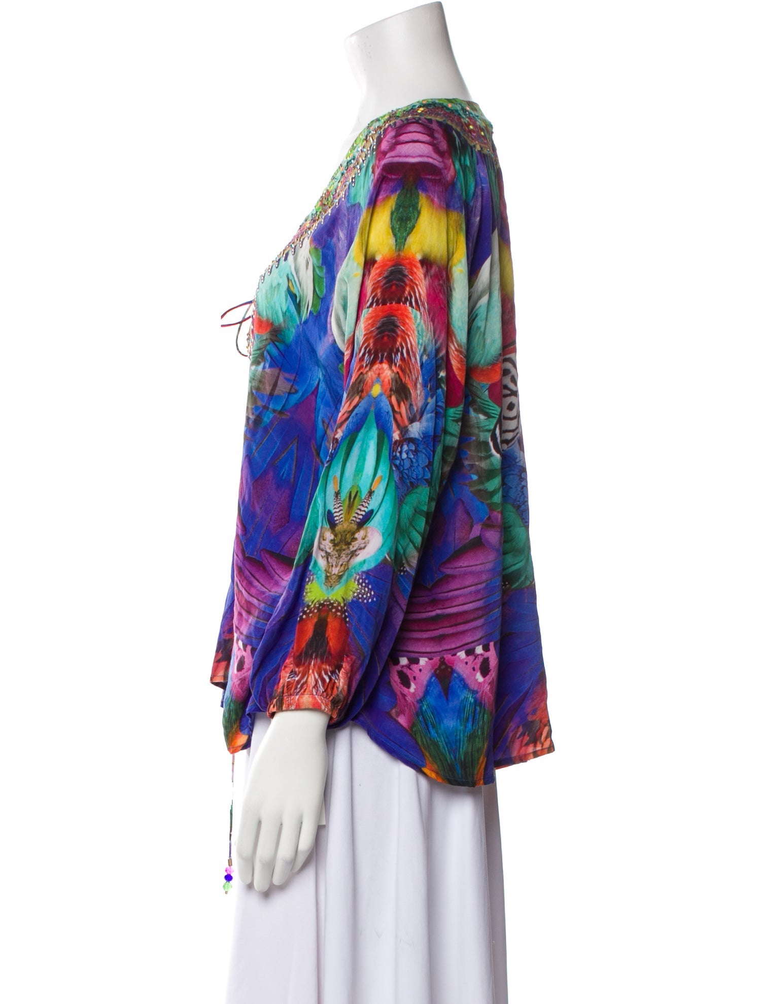 Camilla Silk Printed Blouse