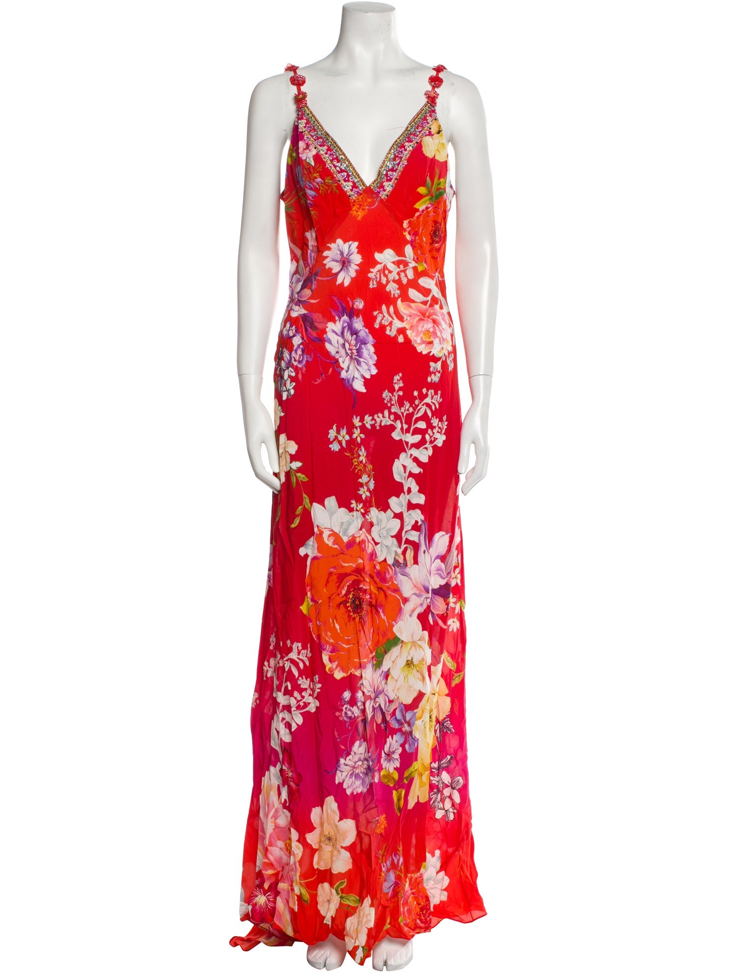 Camilla Silk Long Dress