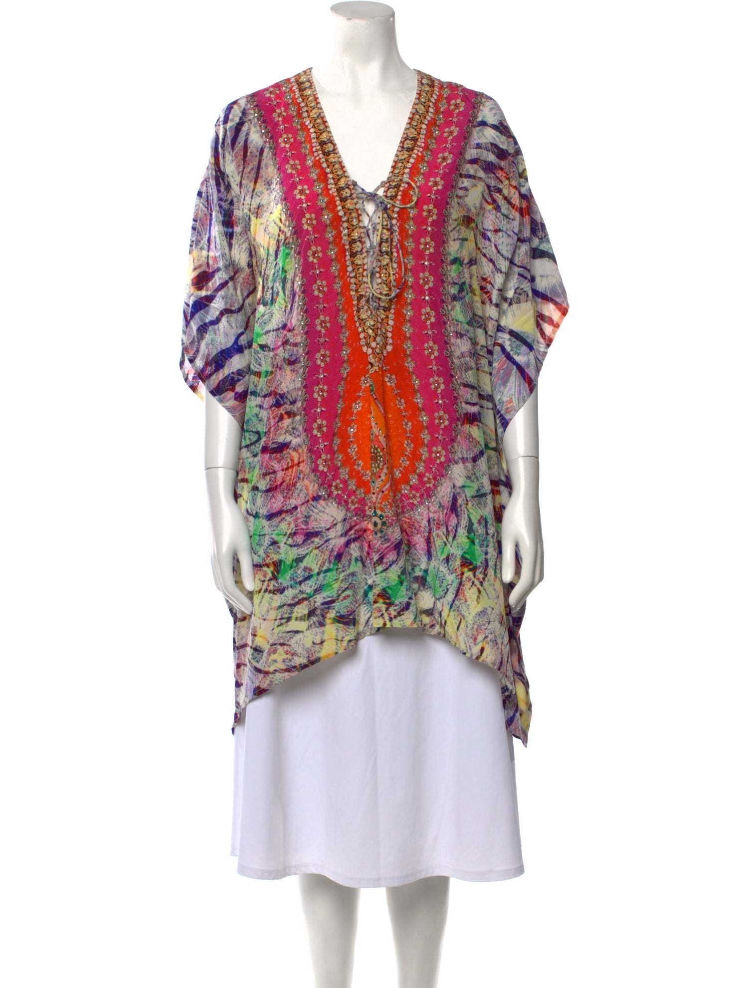 Camilla Silk Printed Tunic