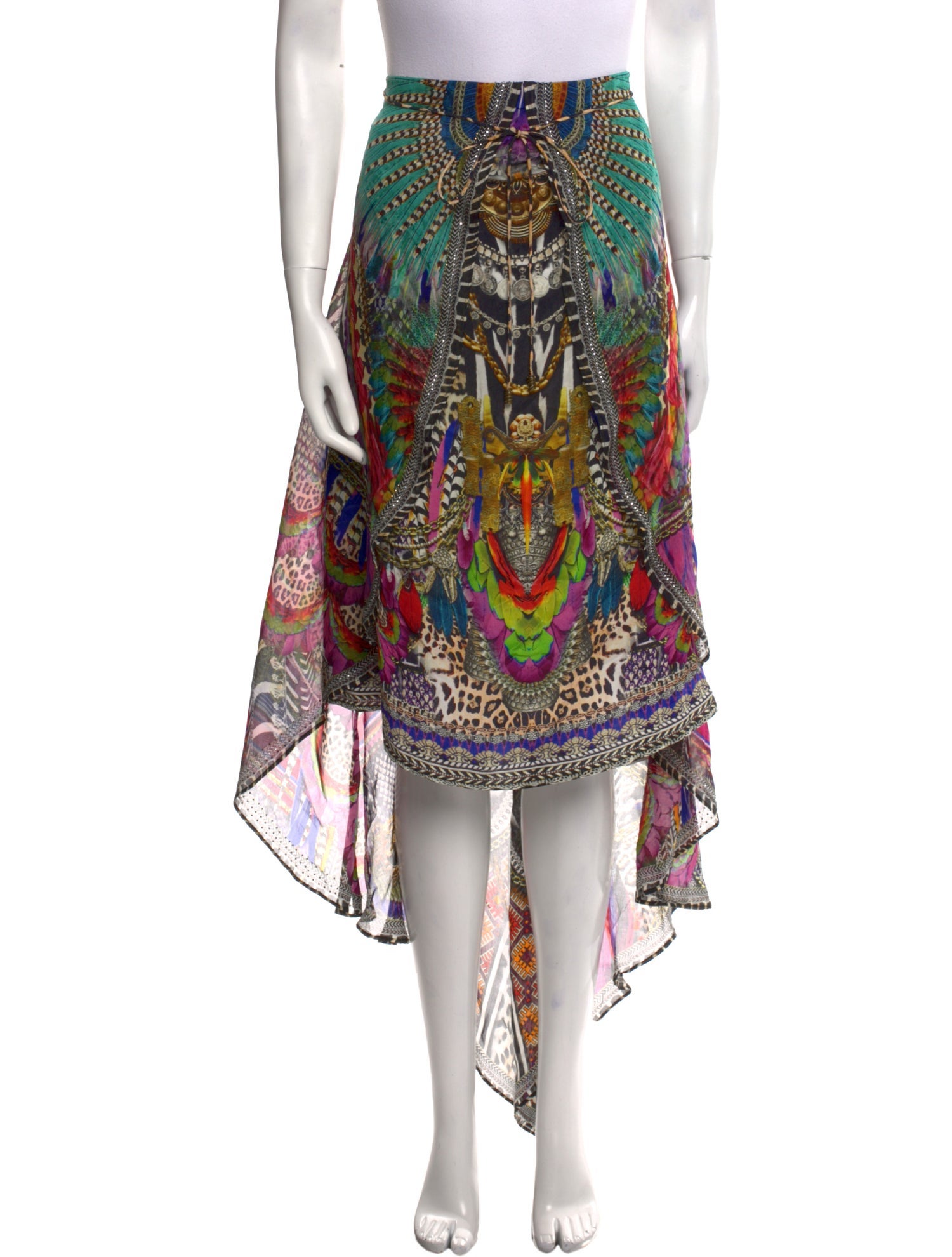 Camilla Silk Long Skirt