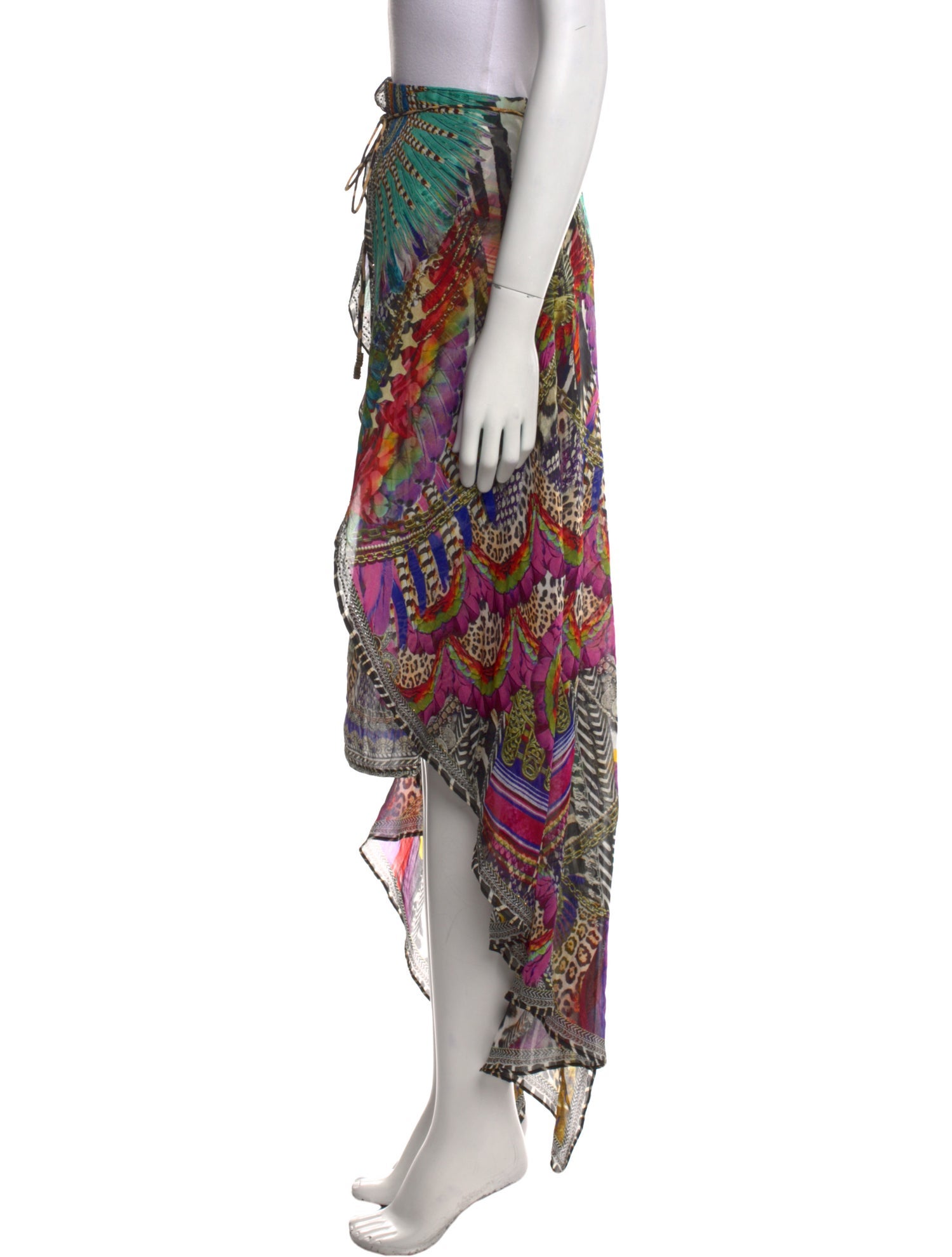 Camilla Silk Long Skirt