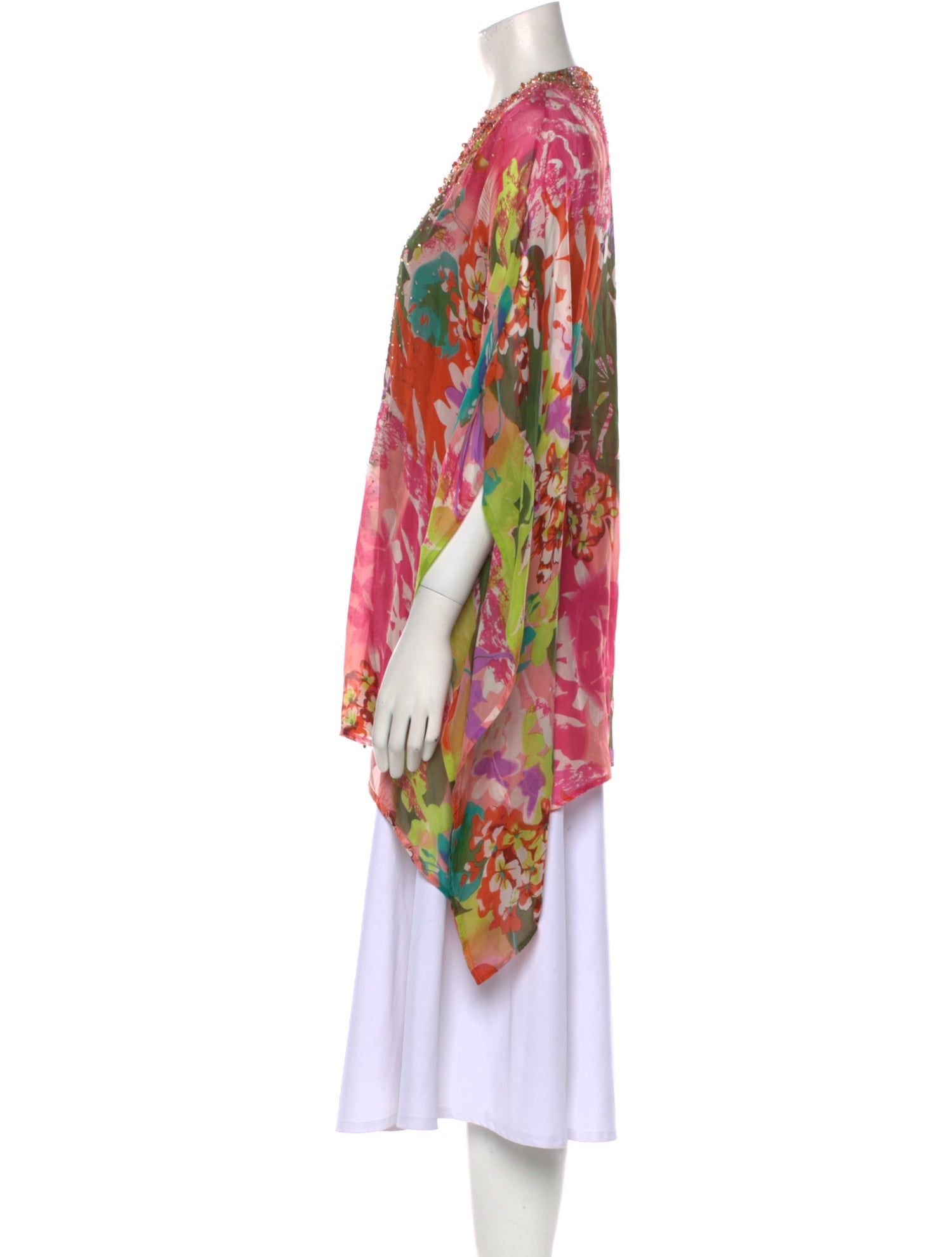 Camilla Silk Floral Print Tunic