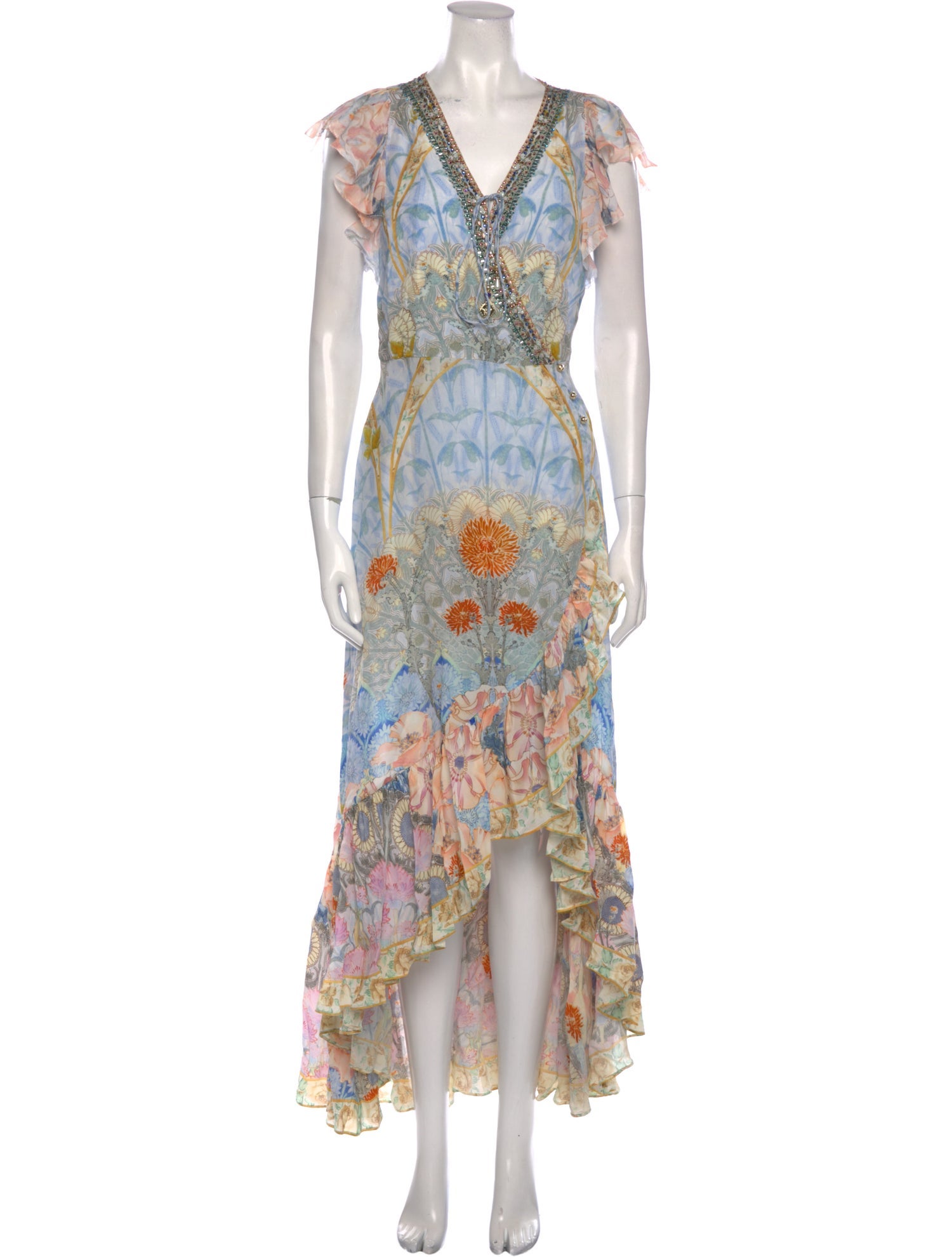 Camilla Silk Long Dress