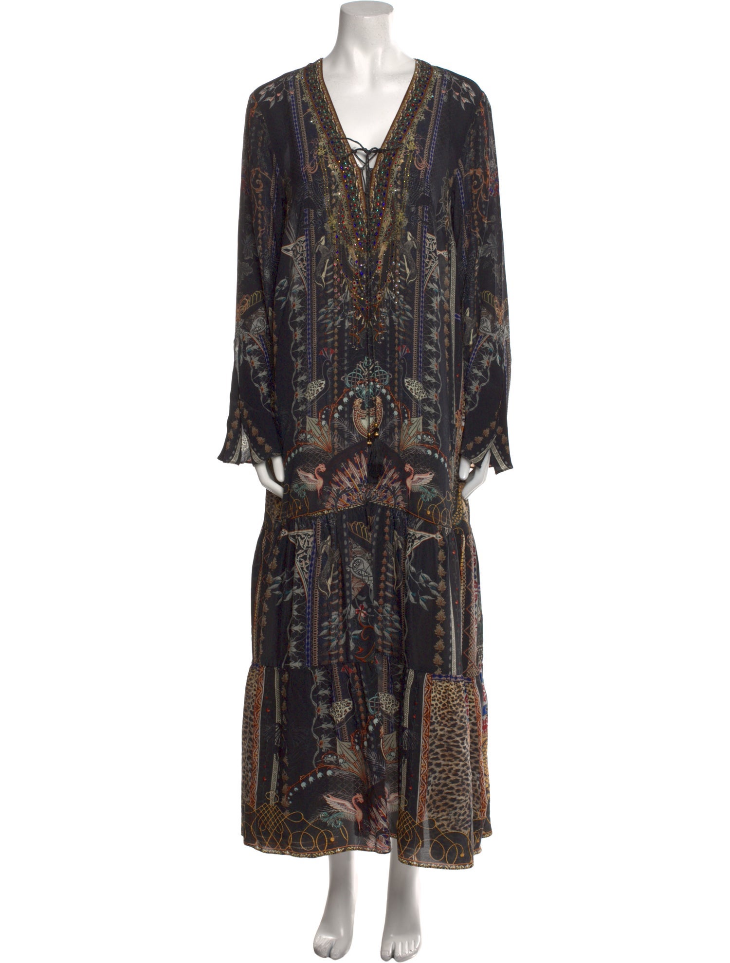 Camilla Silk Long Dress