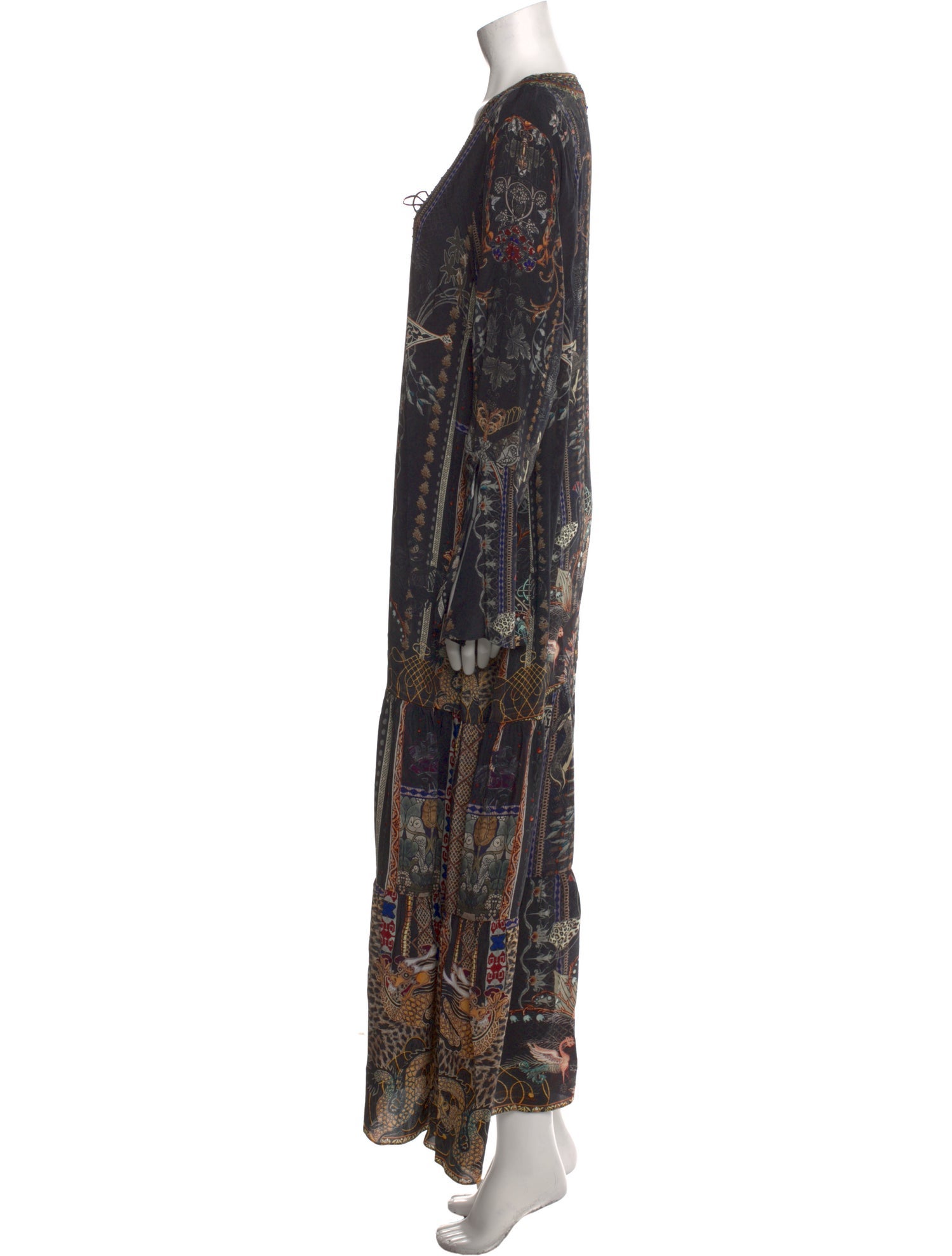 Camilla Silk Long Dress