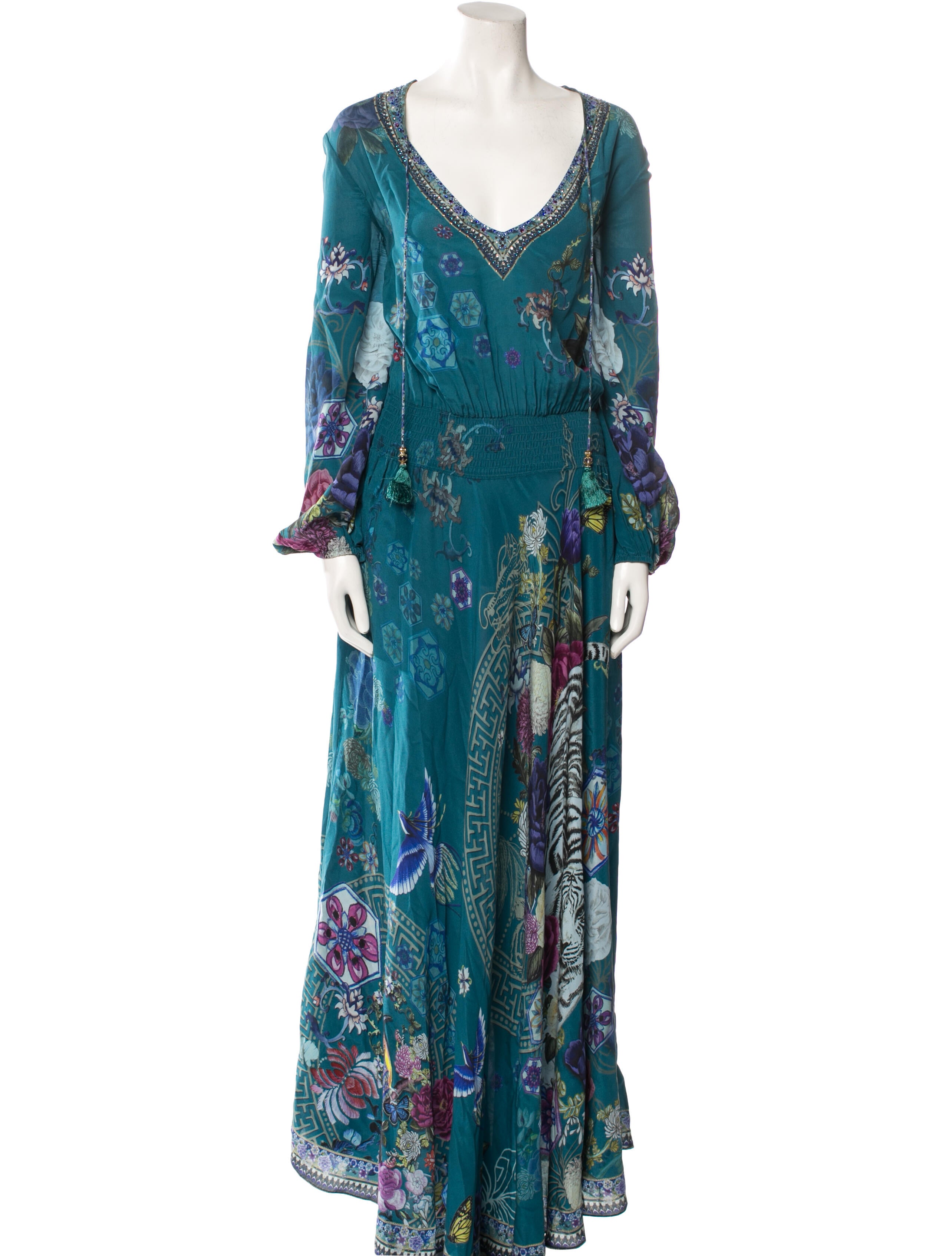 Camilla Silk Long Dress
