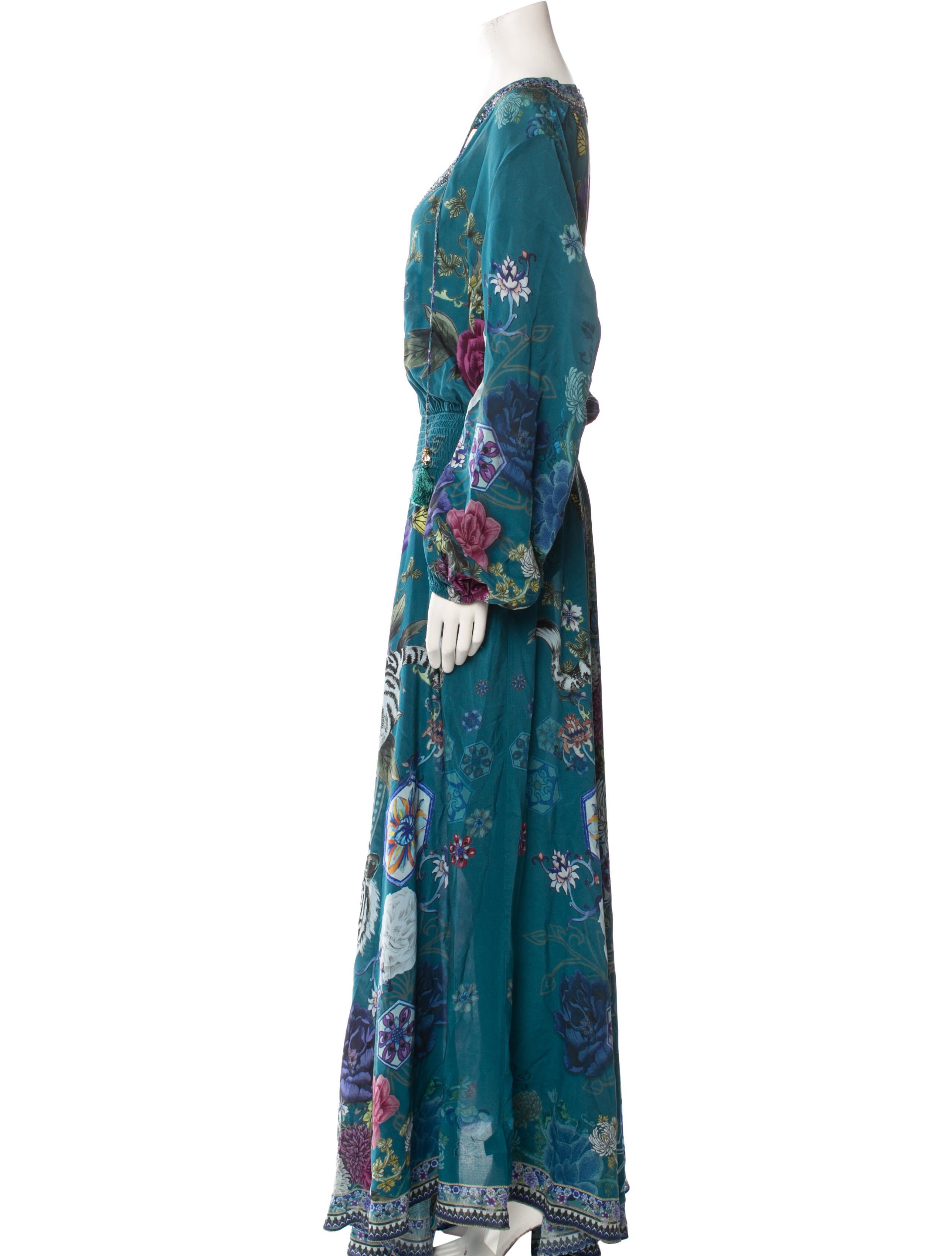 Camilla Silk Long Dress