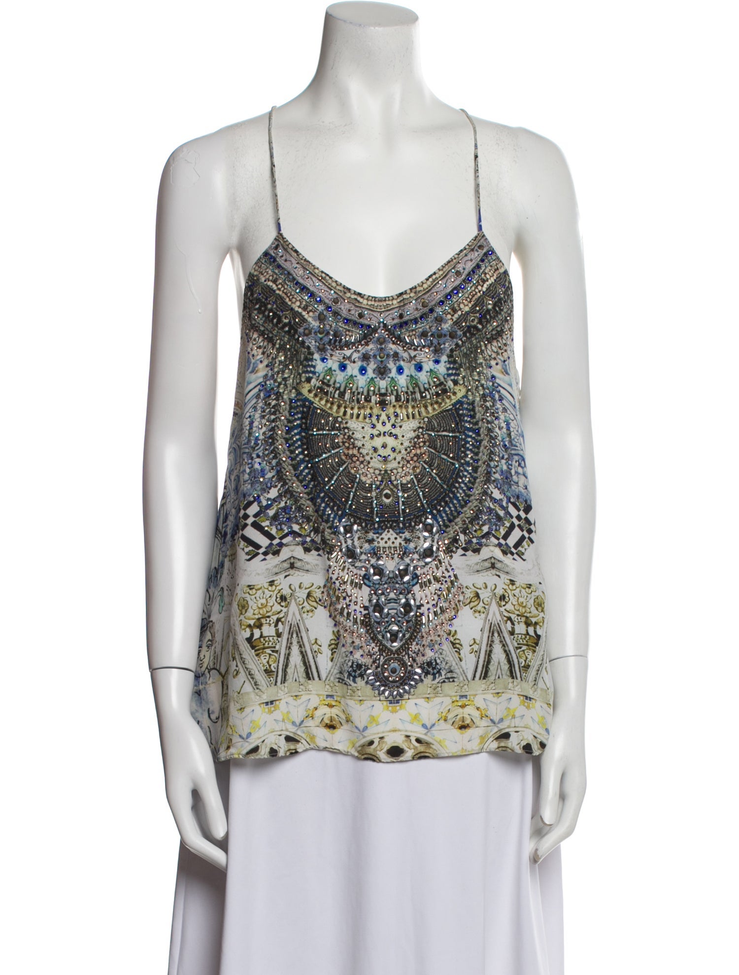 Camilla Silk Printed Top