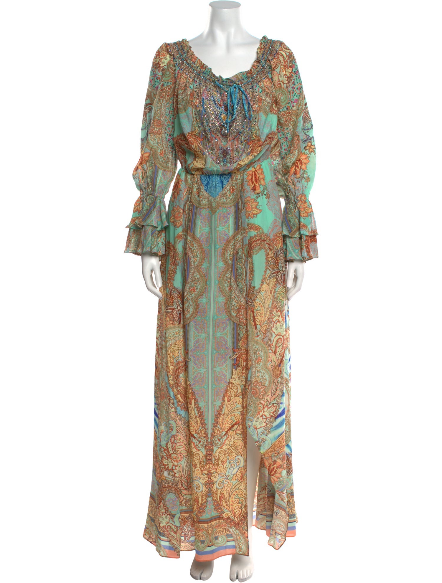 Camilla Silk Long Dress