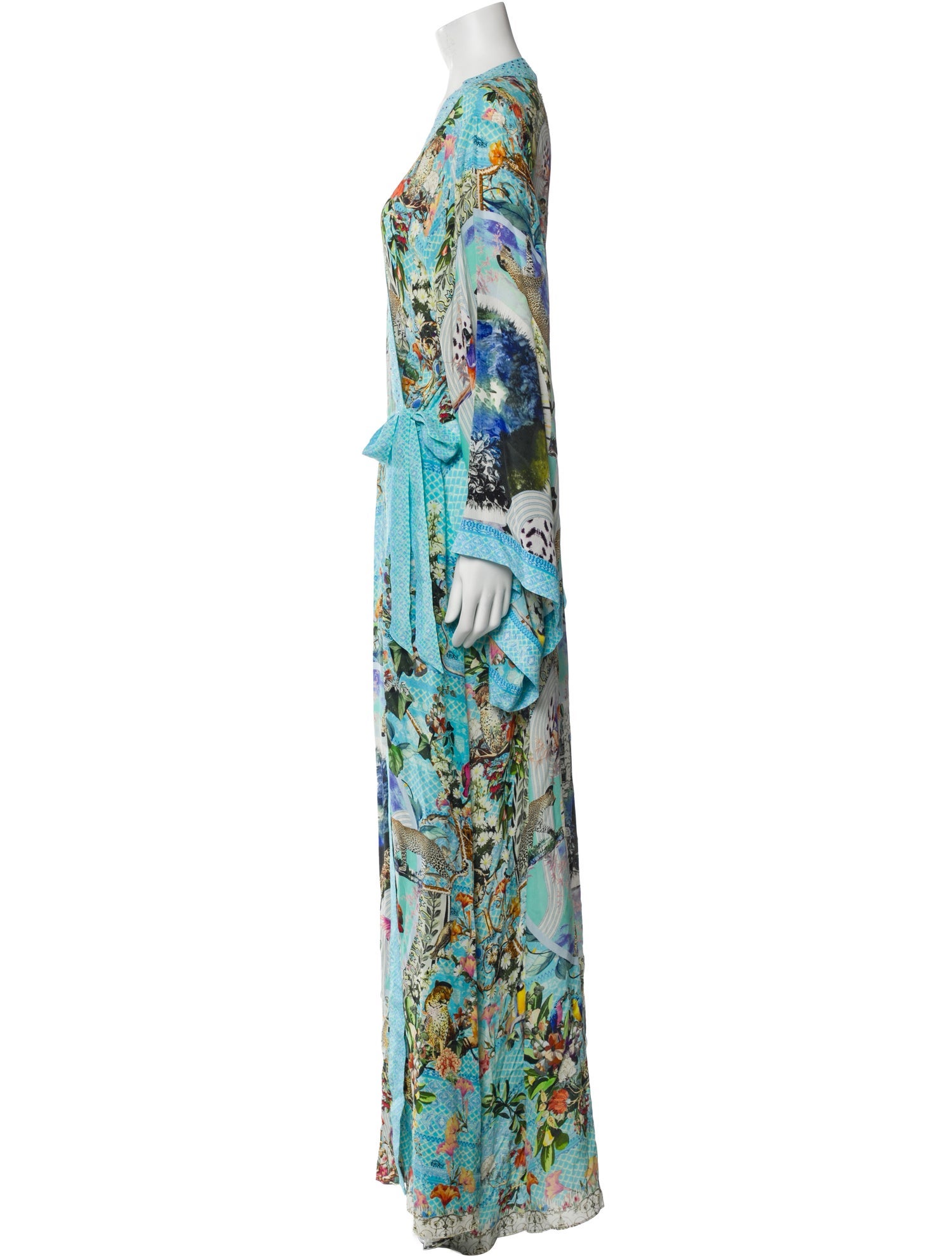 Camilla Silk Printed Robe