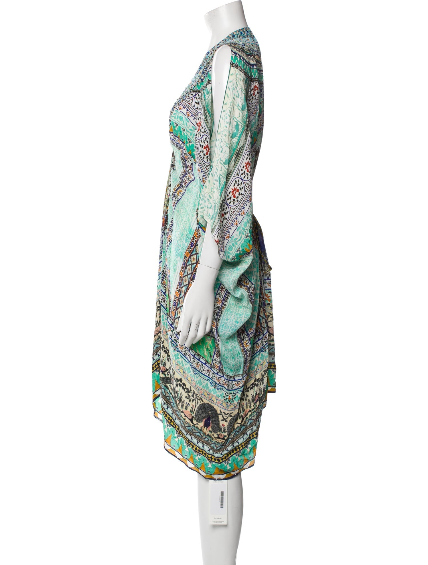 Camilla Printed Crystal Embellishments Cover-Up